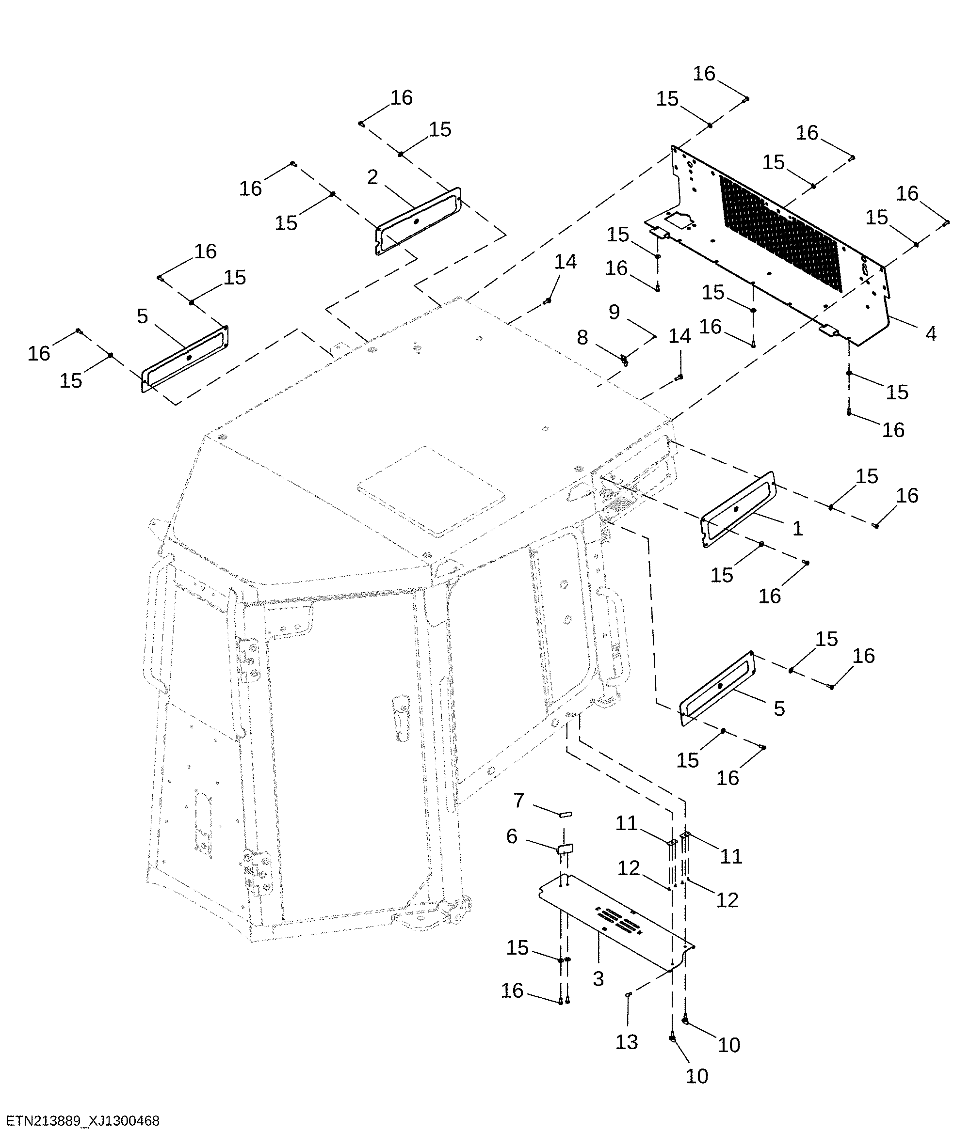 Heating Ventilation and Air Conditioning Cab Components