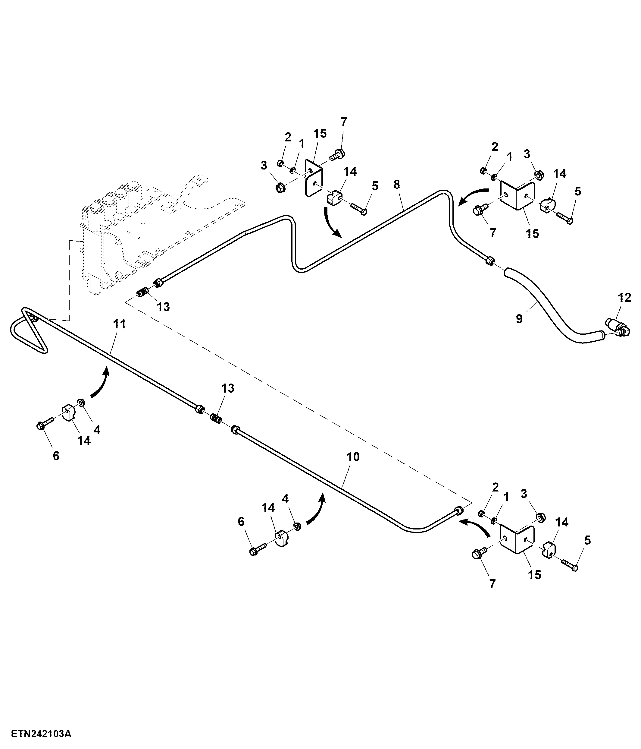Variable Drive Hydraulic Lines, Hydro Drive