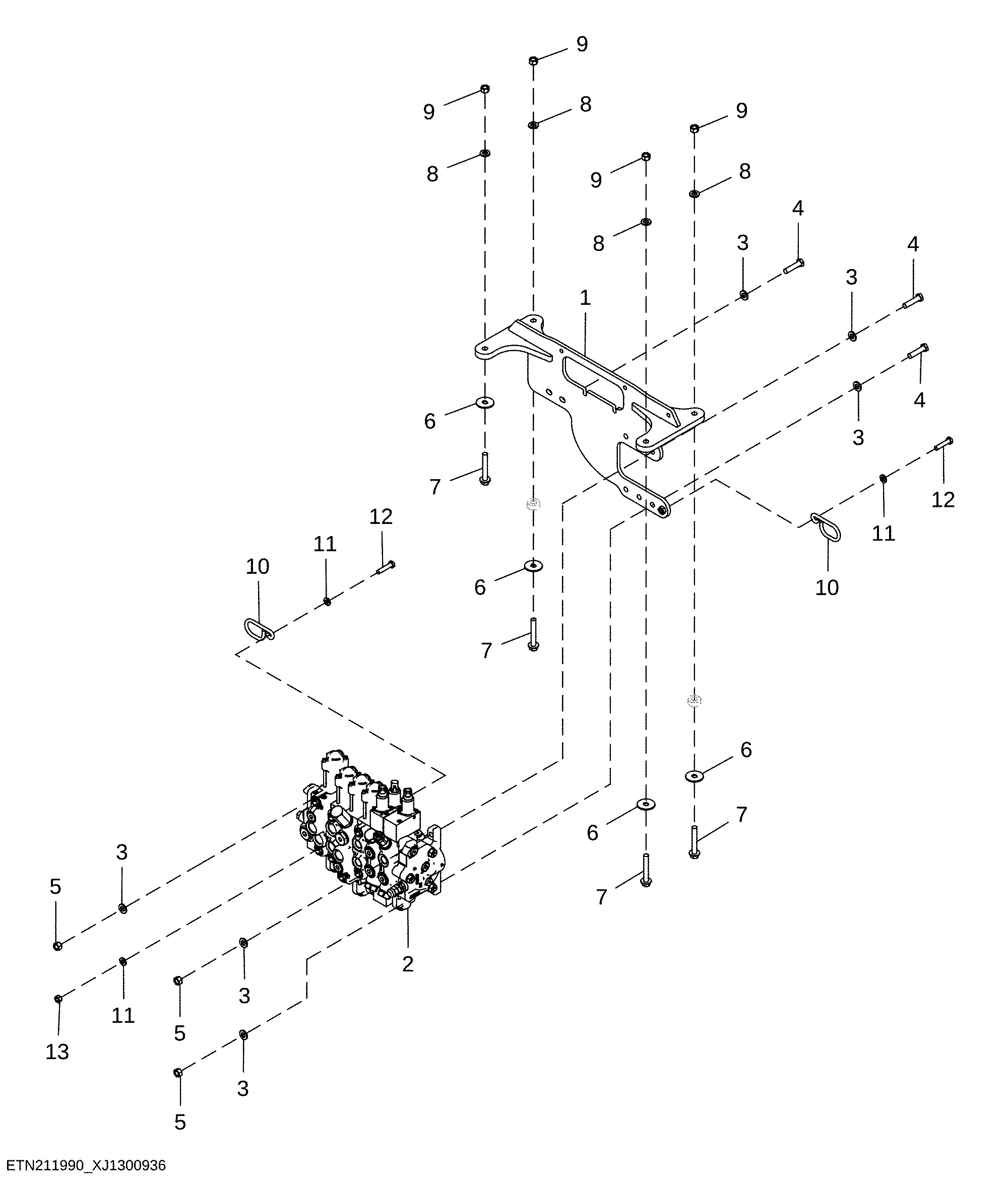 Backhoe Valve, Sixth Function Pilot Control