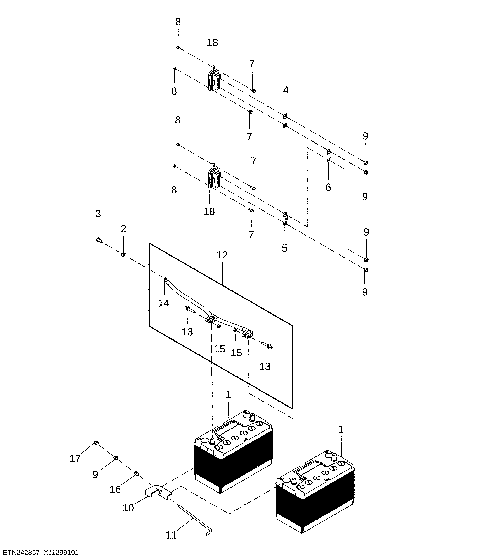 Dual Battery and Negative Cable ( - 406005)