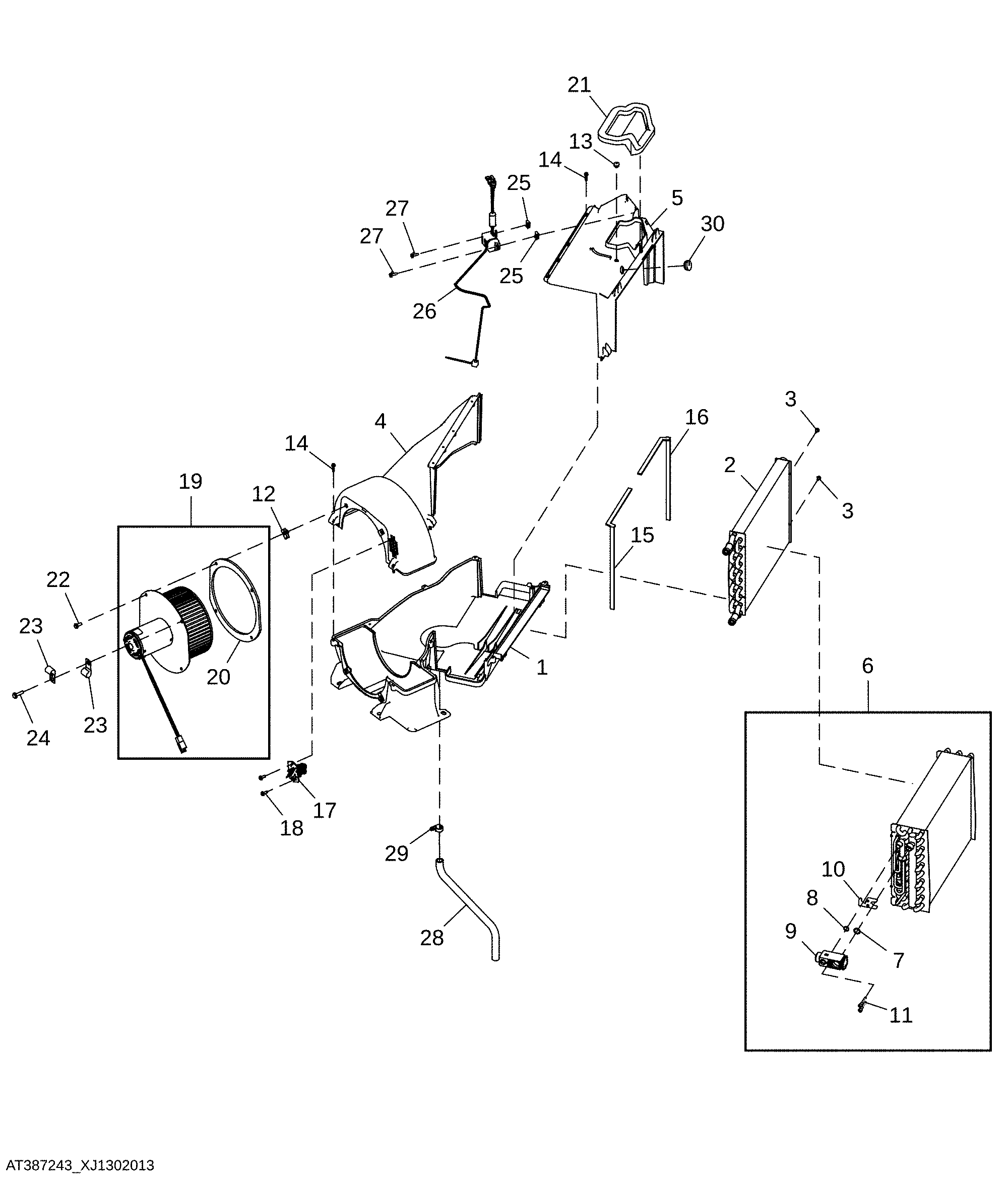Heating and Air Conditioning Module Components