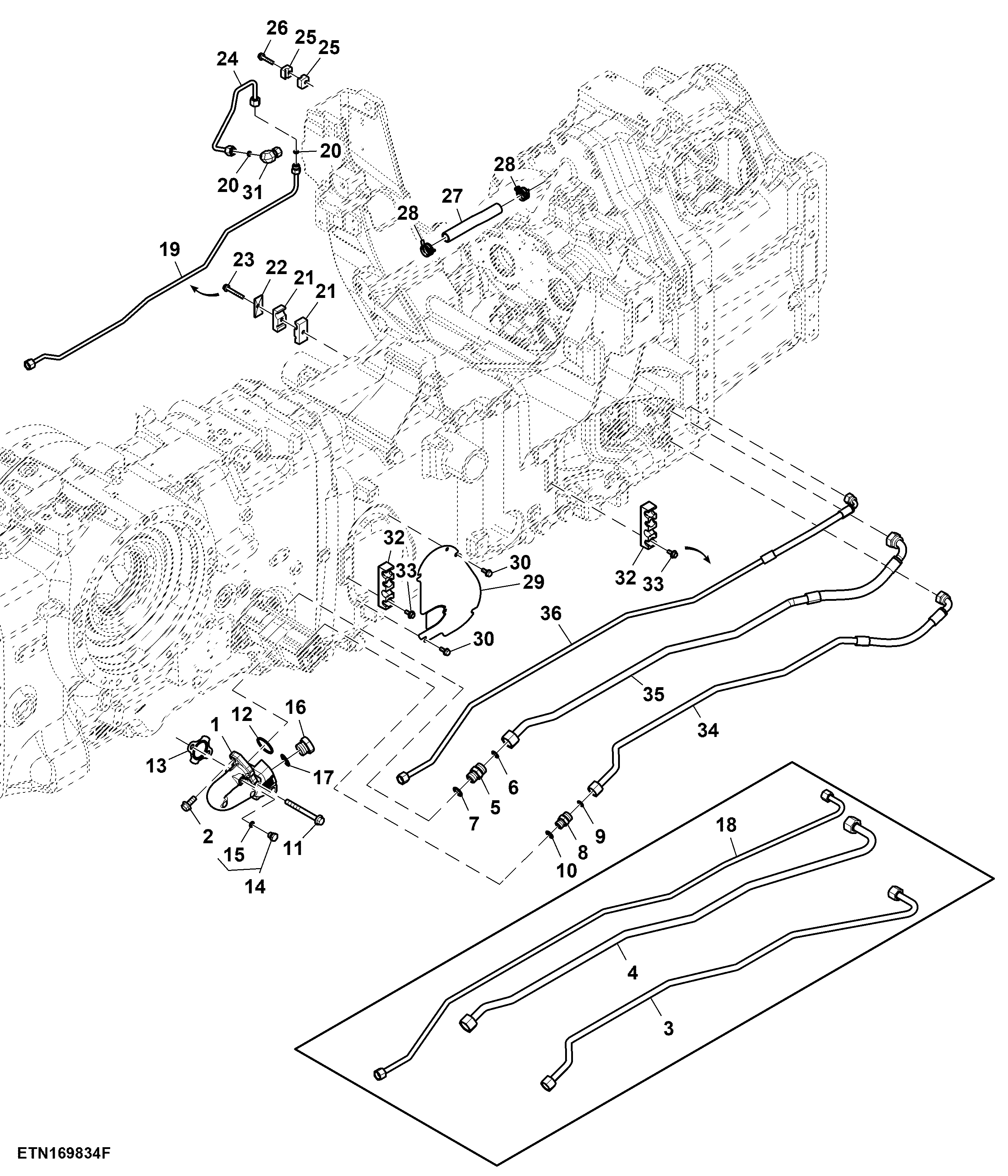 Oil Line, Standard Flow Pump, e23™ ( - 804000)