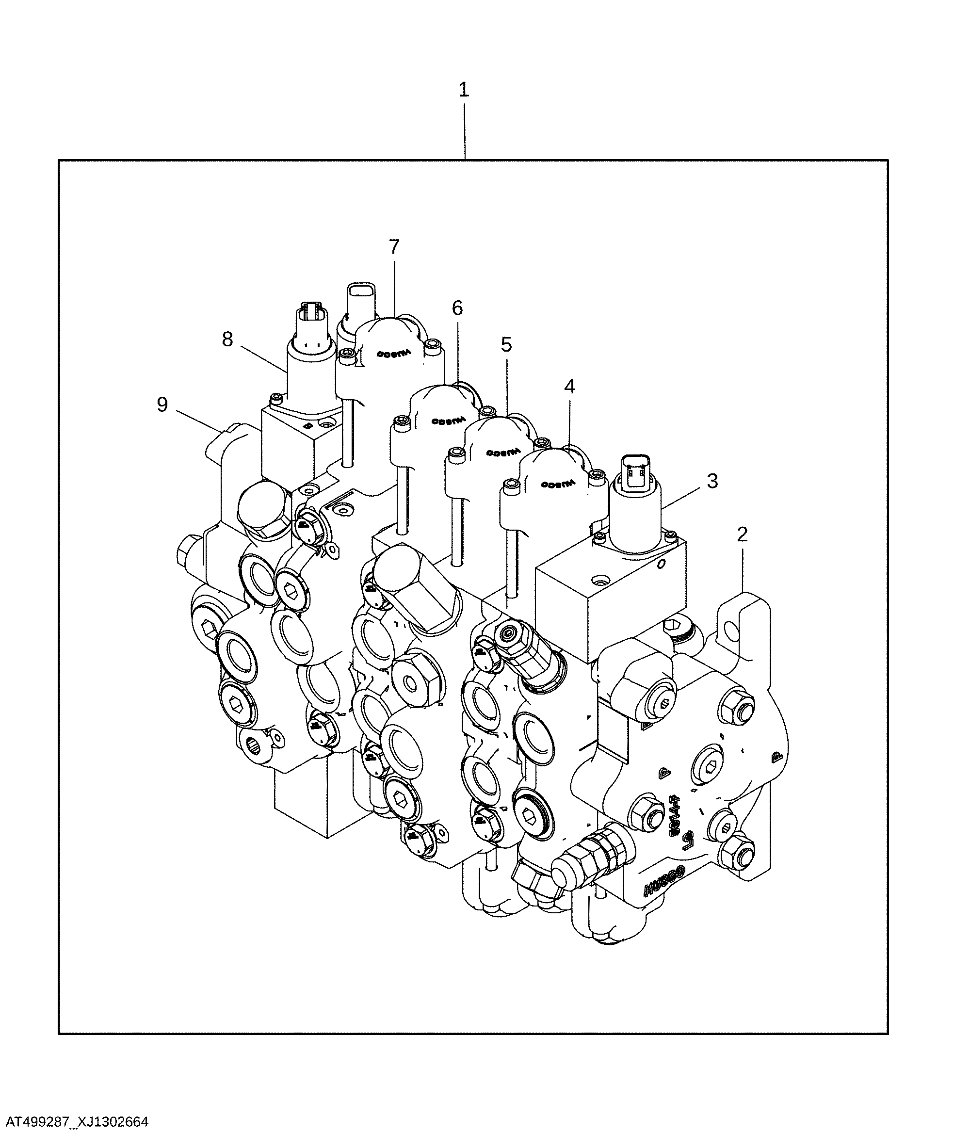 Hydraulic 6 Functional Actuated Main Control Valve