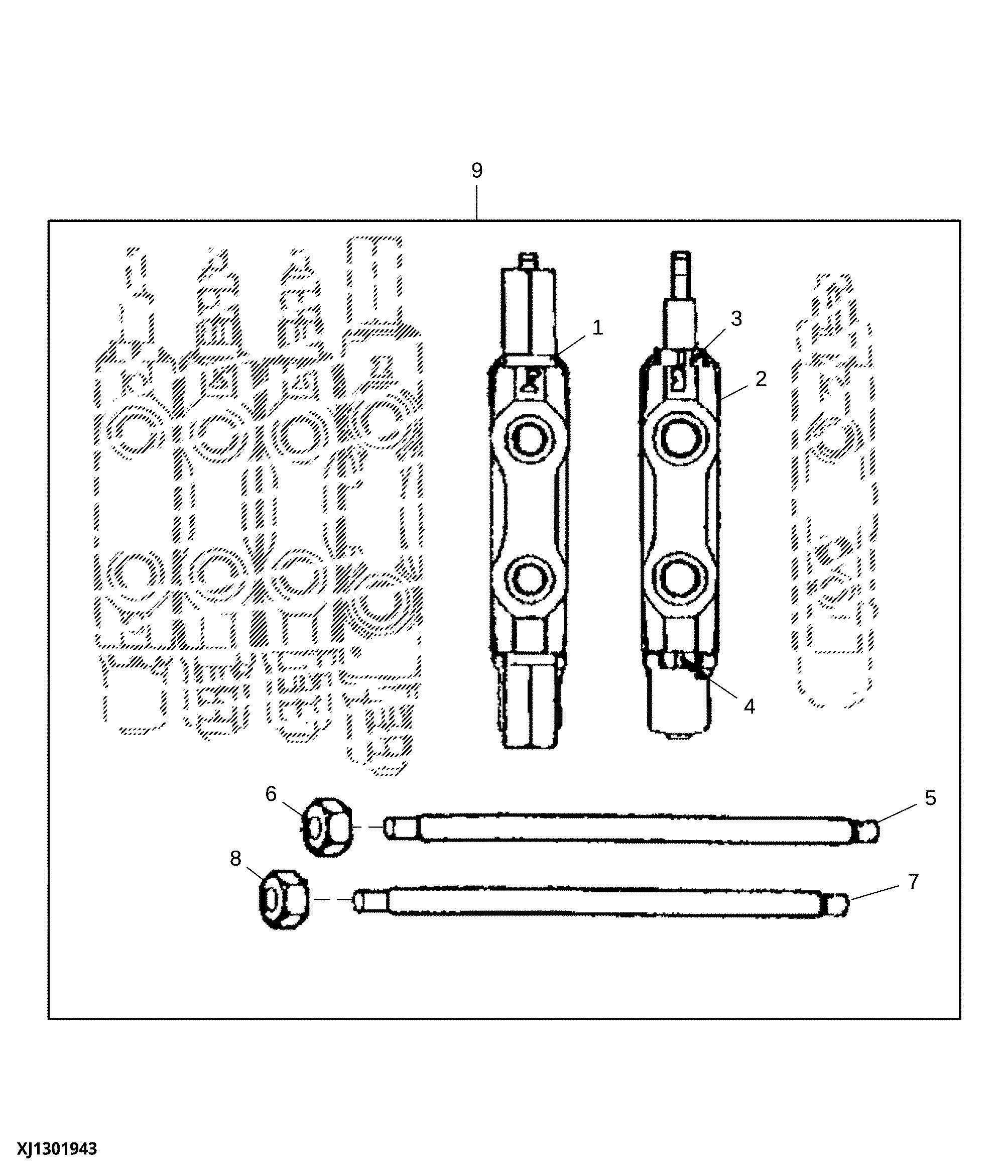 Sixth Function with Pilot Control, Manual Valve Kit