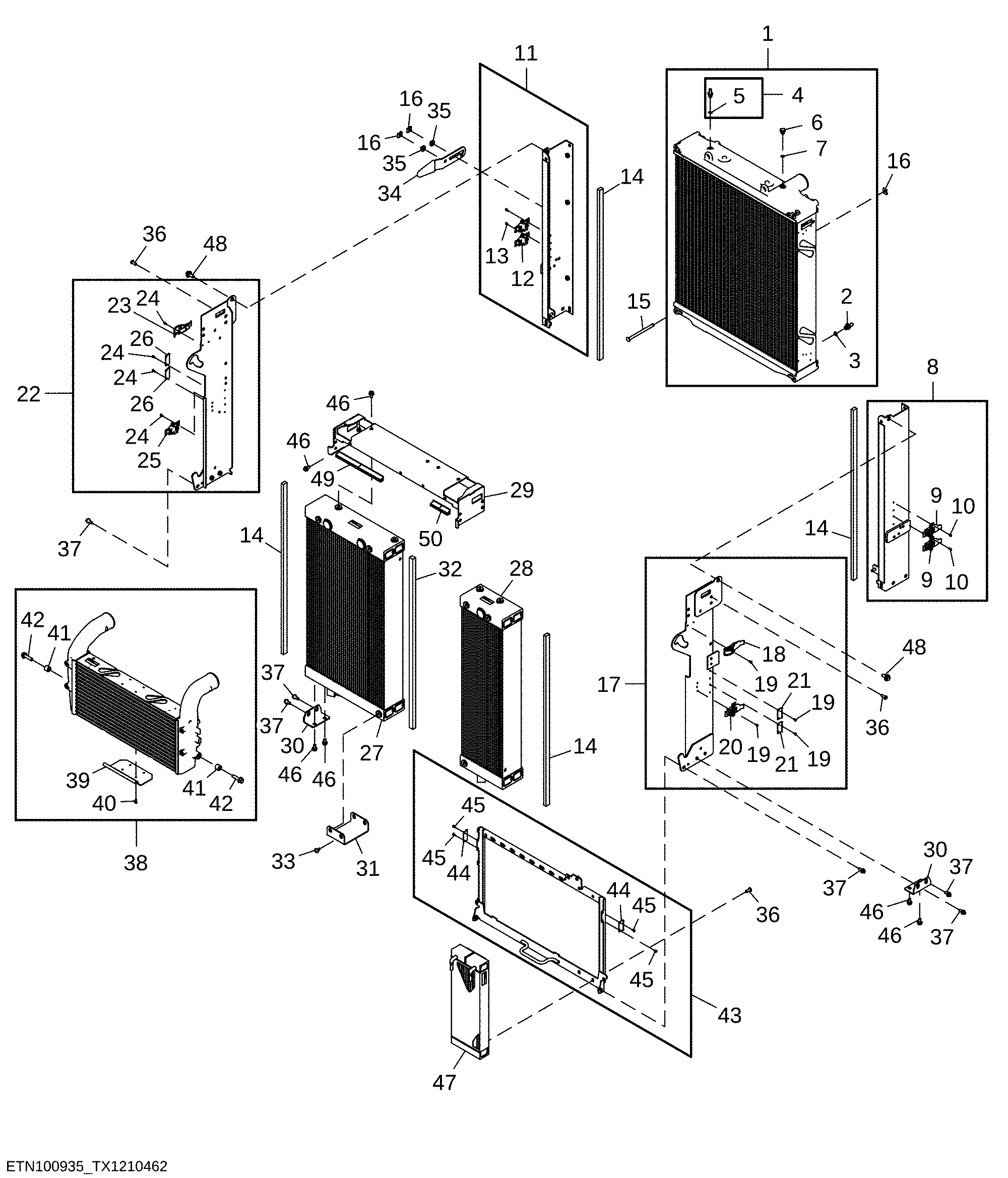 Cooling Package (Engine 4045HT084-DZ114305)