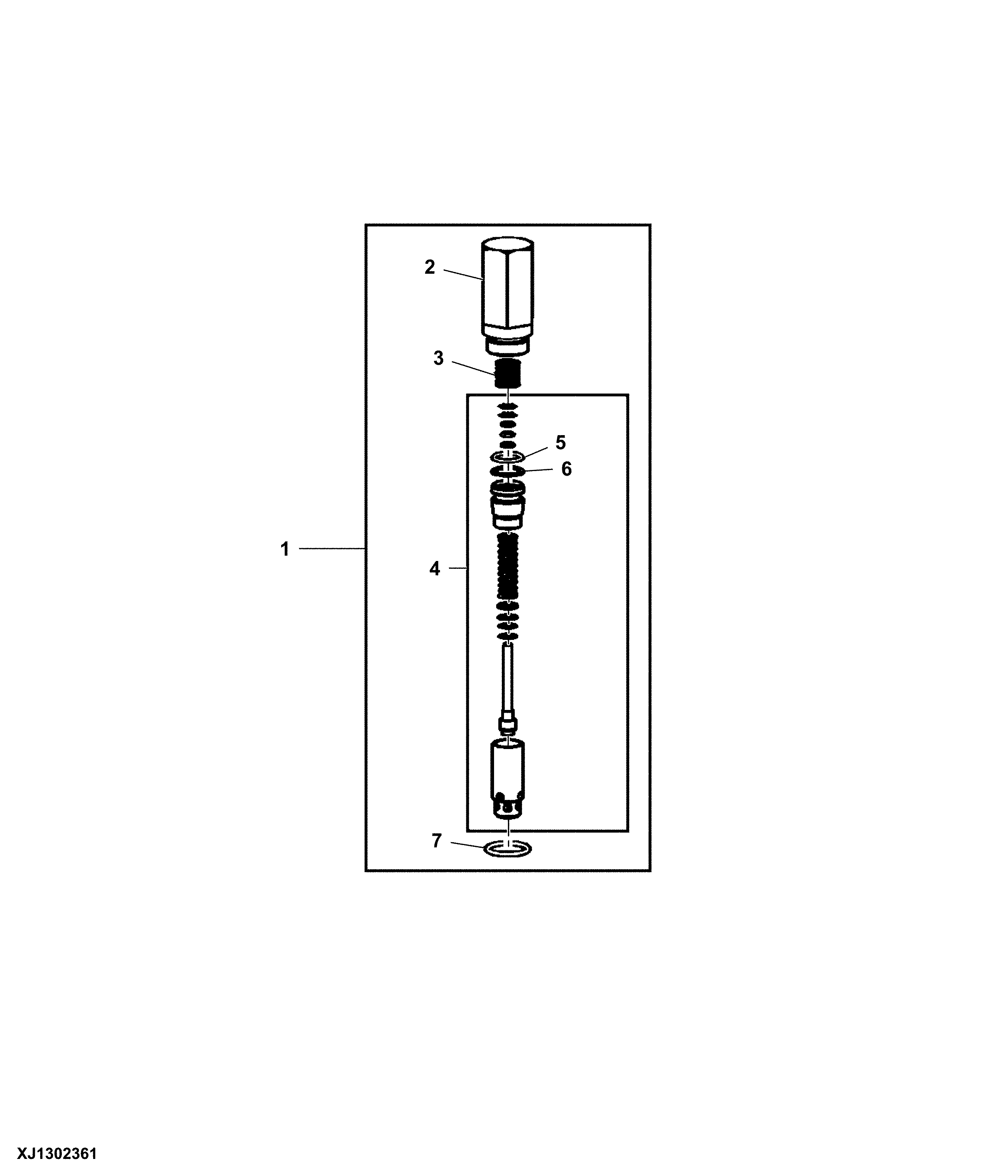 Backhoe Relief Valves, Five, Six, and Seven Function Manual Control