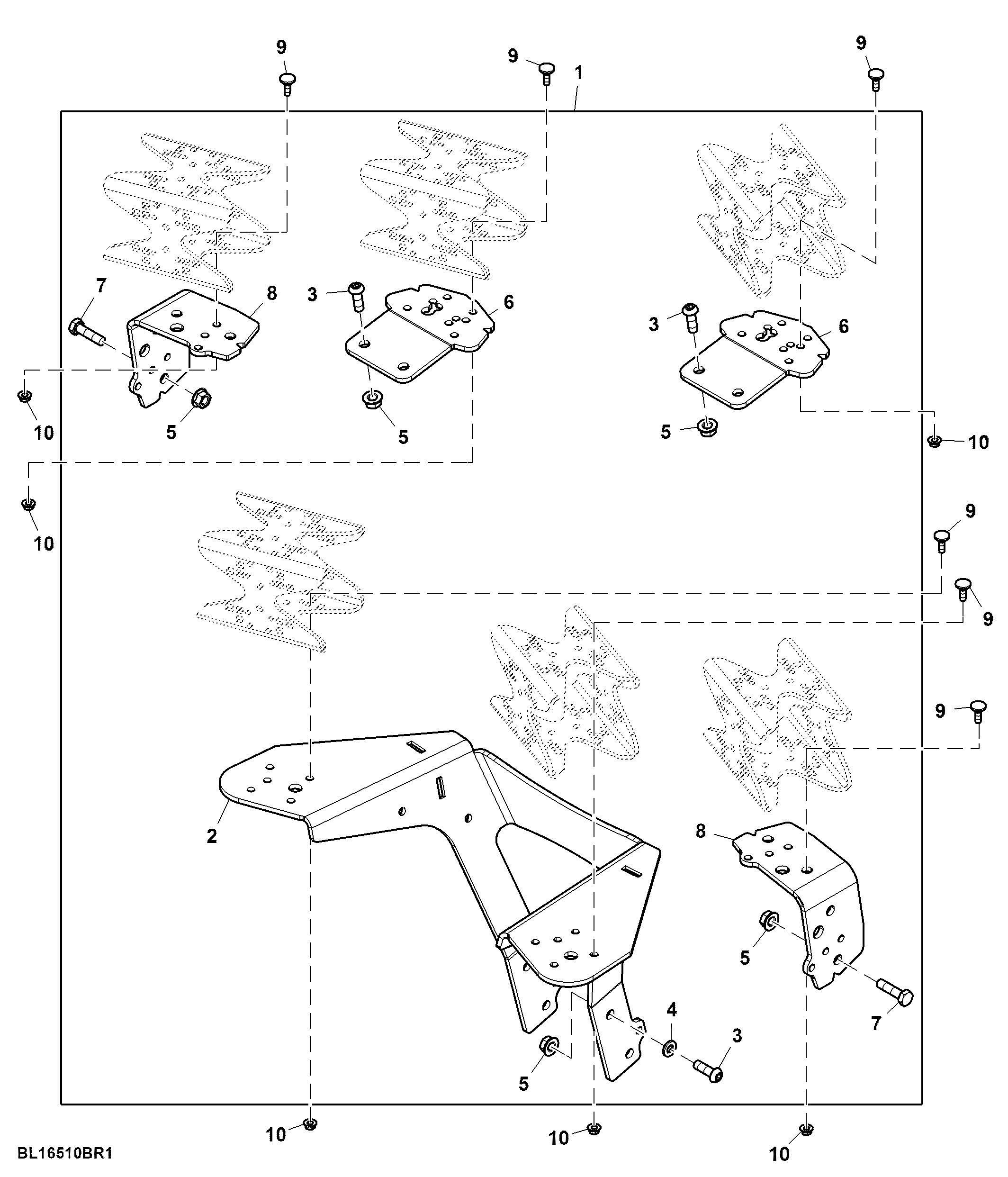 Bracket / Mounting Parts, Front-Mounted Camera, Attachment