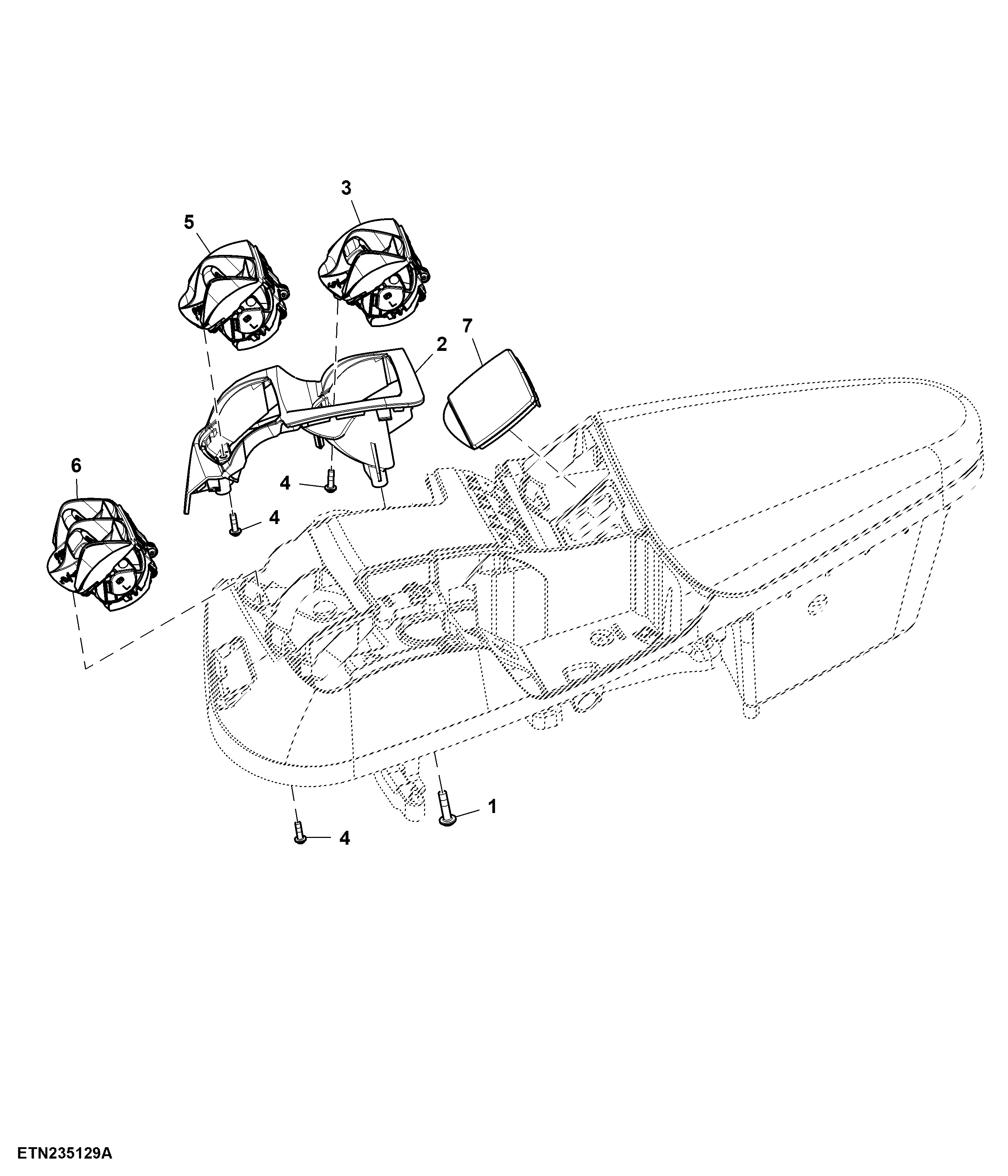 Control, Rear Hitch and 2 Rear SCV, W/ Front Hitch, W/ Multi-Function Lever, CommandARM™