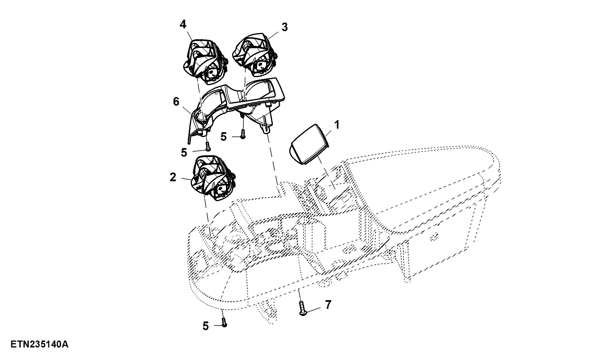 Control, Rear Hitch and 3 Rear SCV, W/ Front Hitch, W/ Multi-Function Lever, CommandARM™