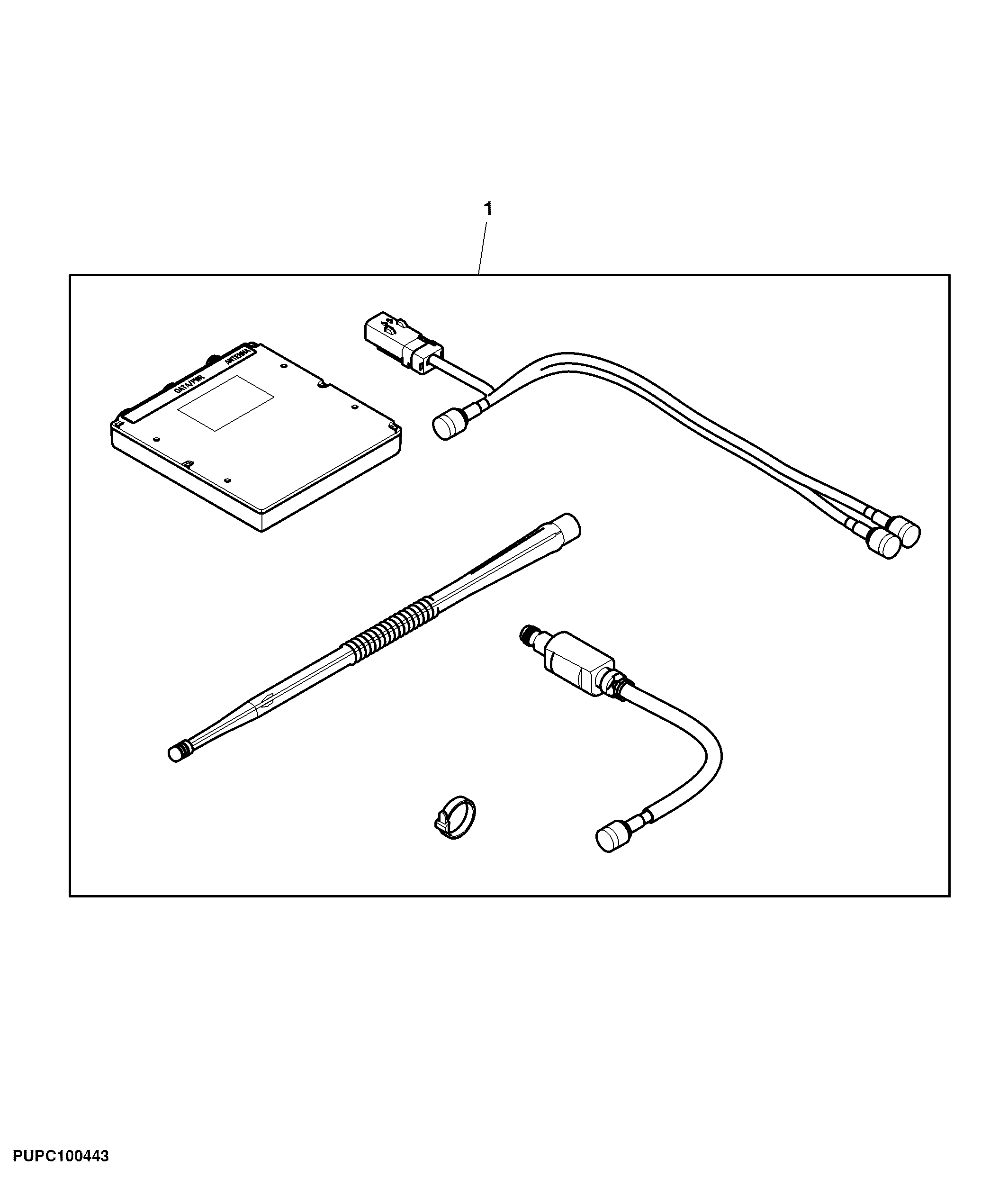 Attachment, Machine Communication Radio Kit