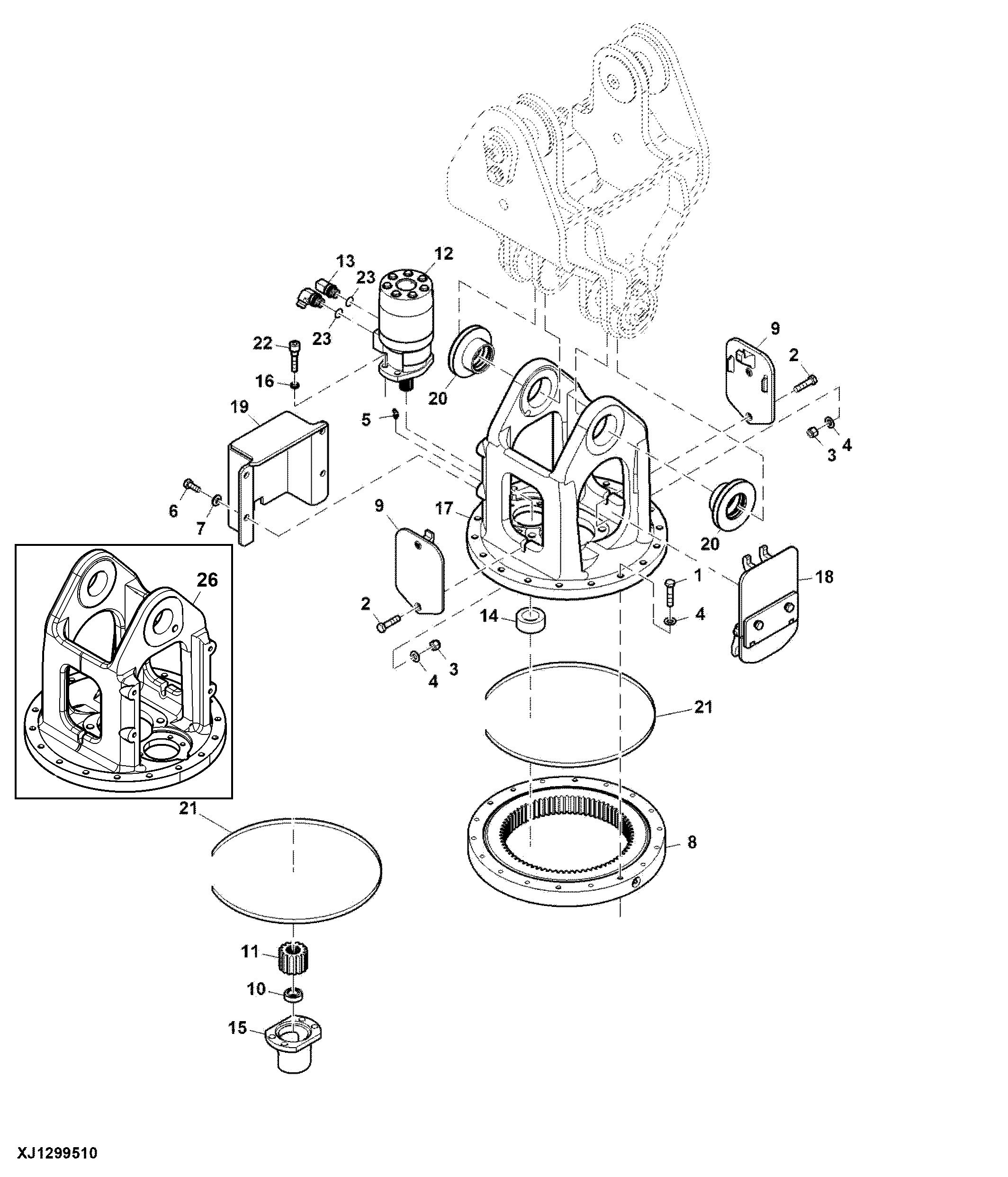 Rotator, Continuous Rotation Side Hosing and Through Hosing