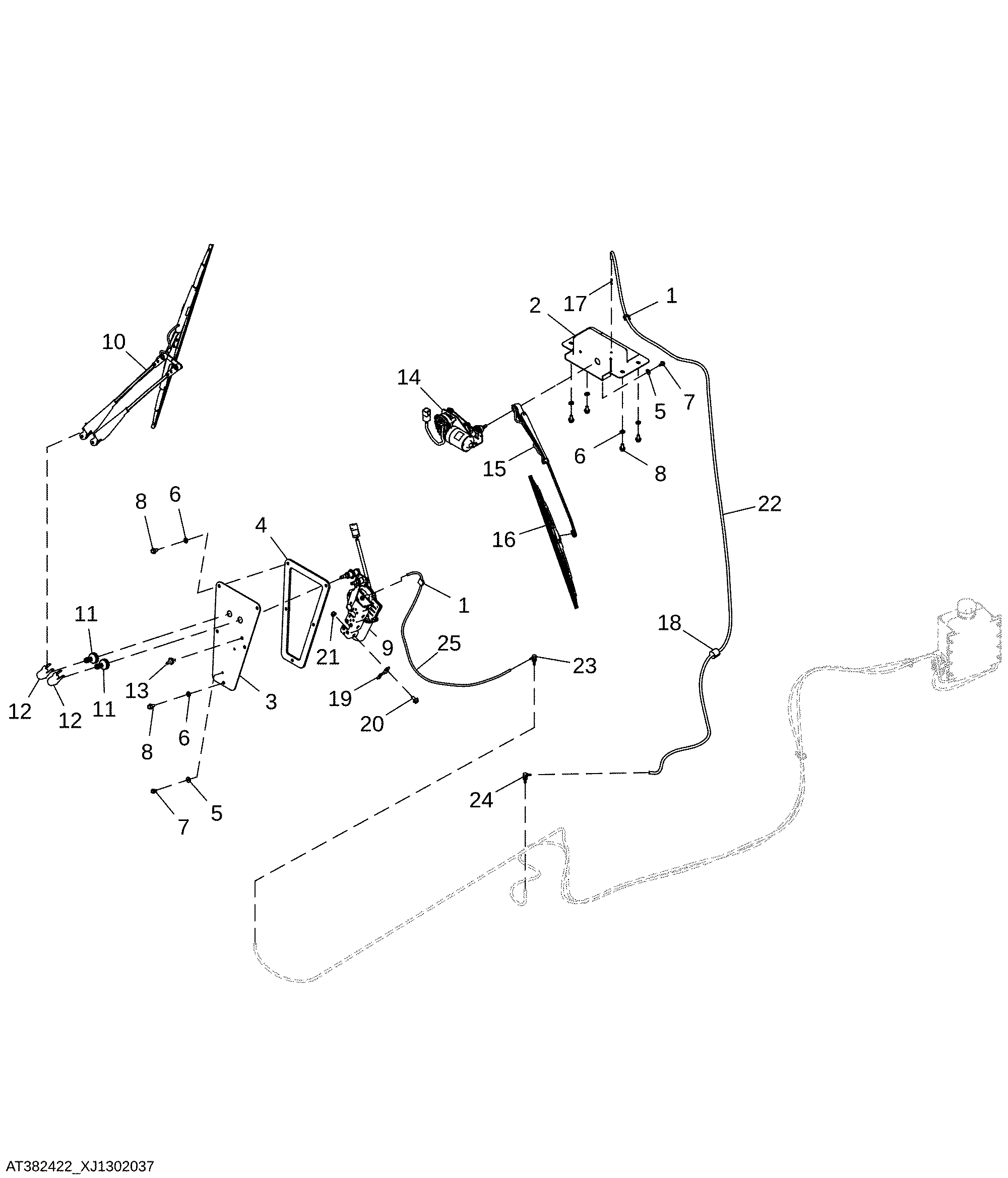 Front and Rear Windshield Wipers (703065 - )