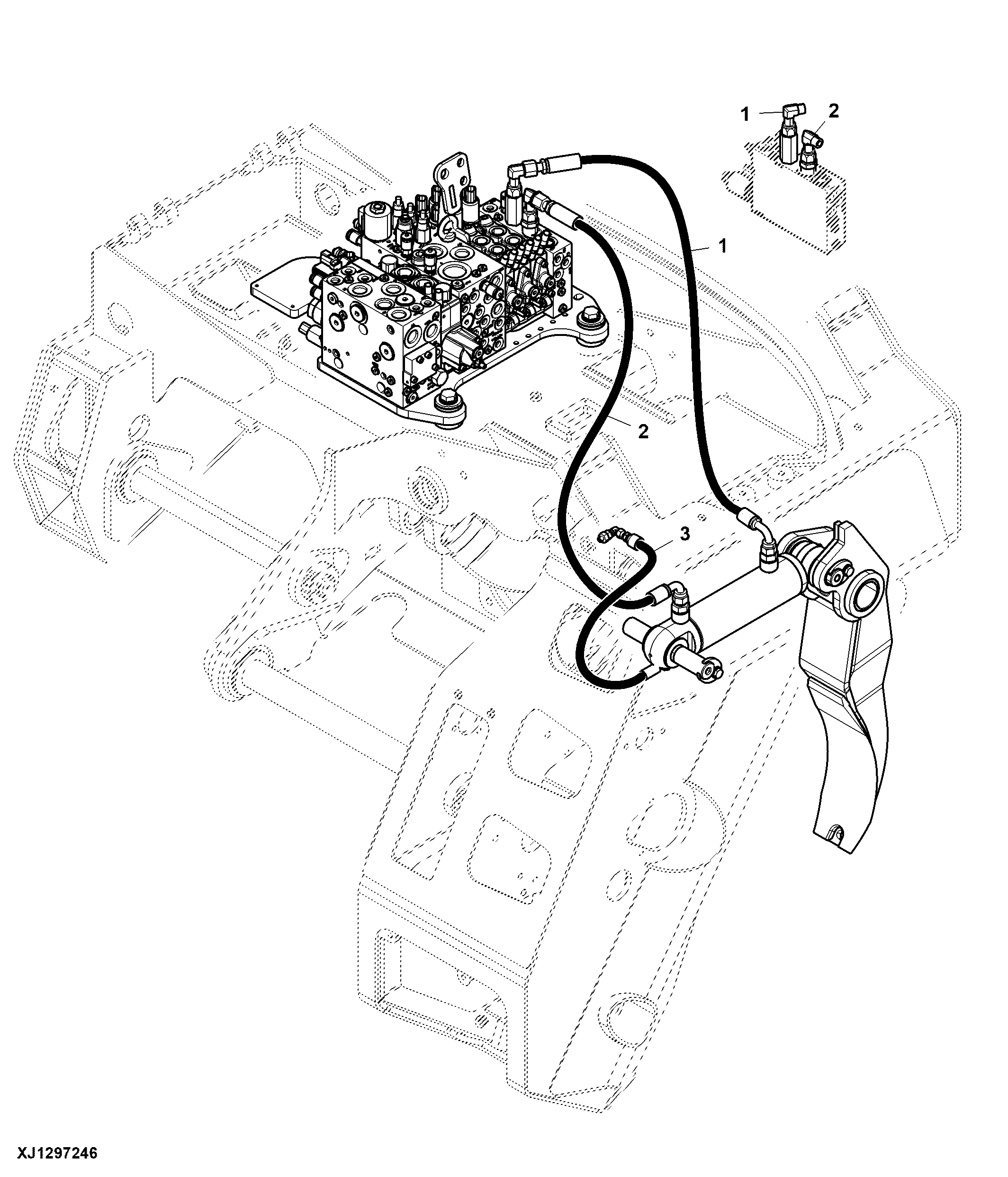 Lower Delimb Cylinder Hoses