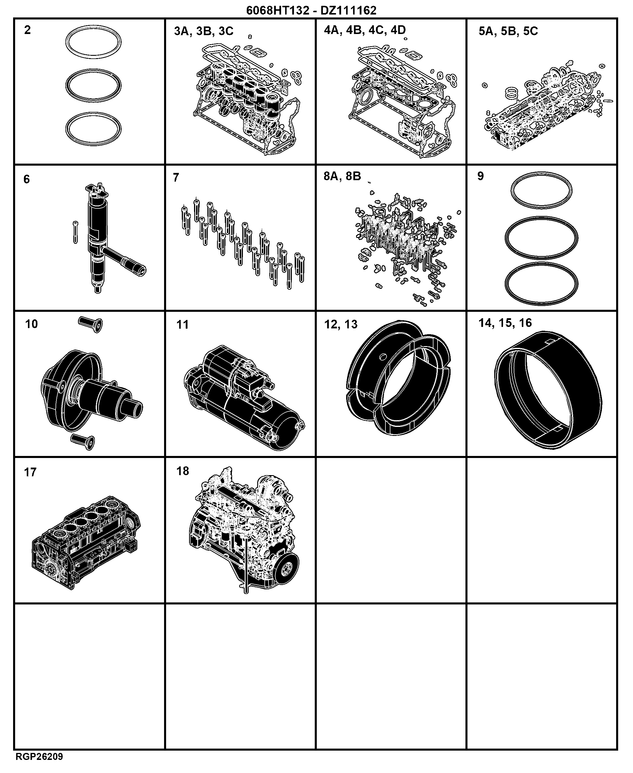 4 Engine 6068HT132-DZ111162