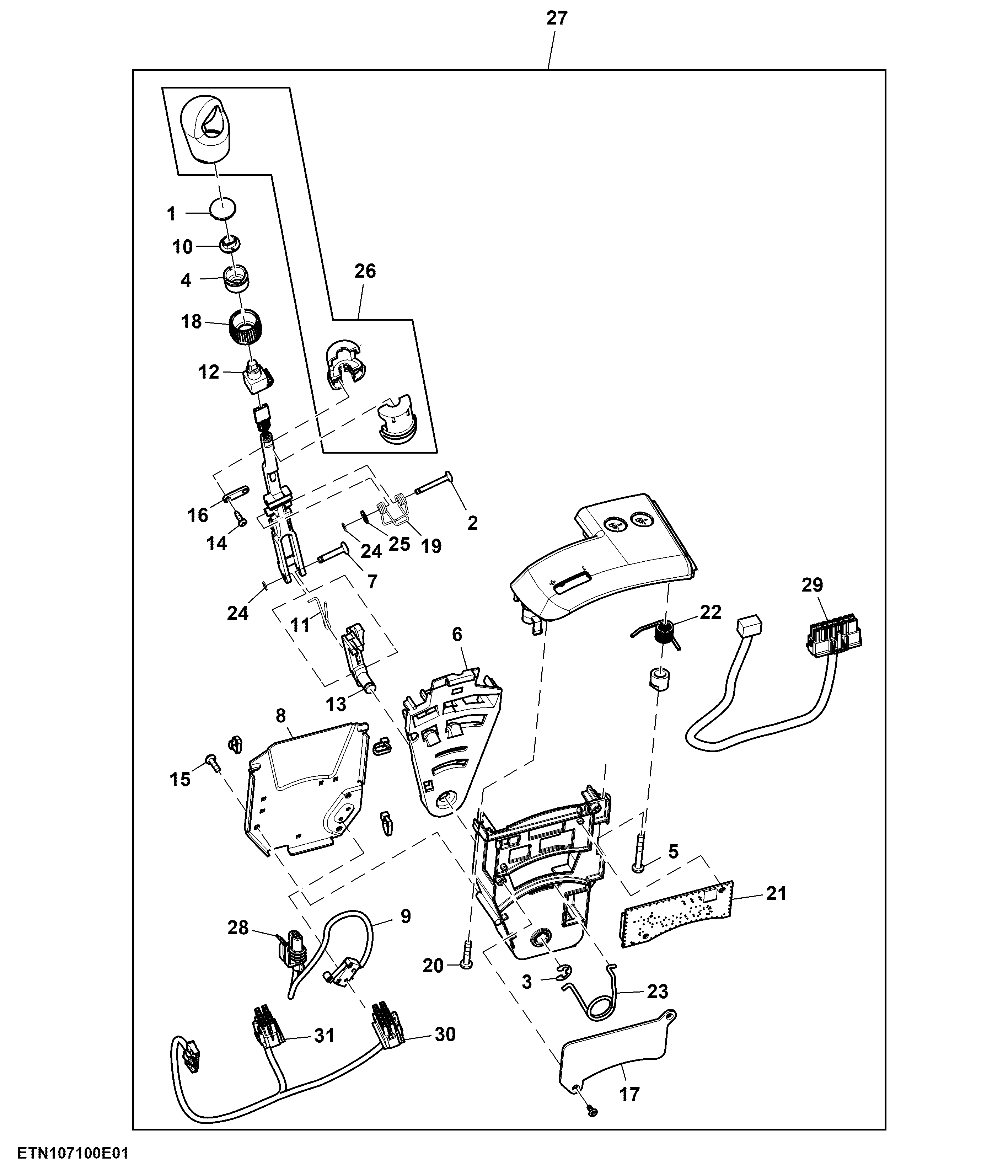 Control, W/ Right Hand Reverser, 16 Speed PST / e23™