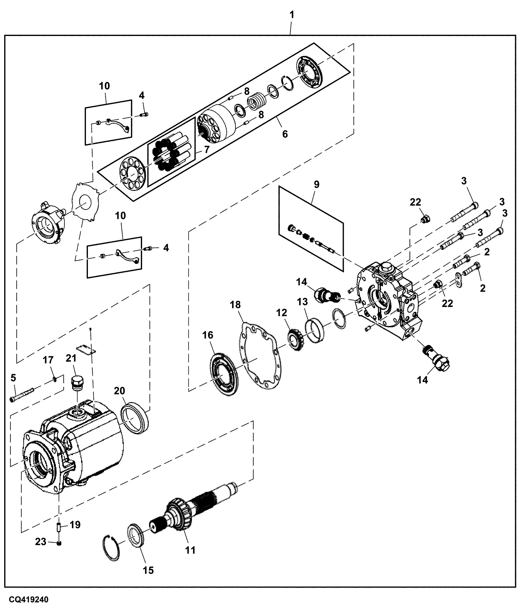 Fixed Displacement Hydraulic Motor Components (120111 - )