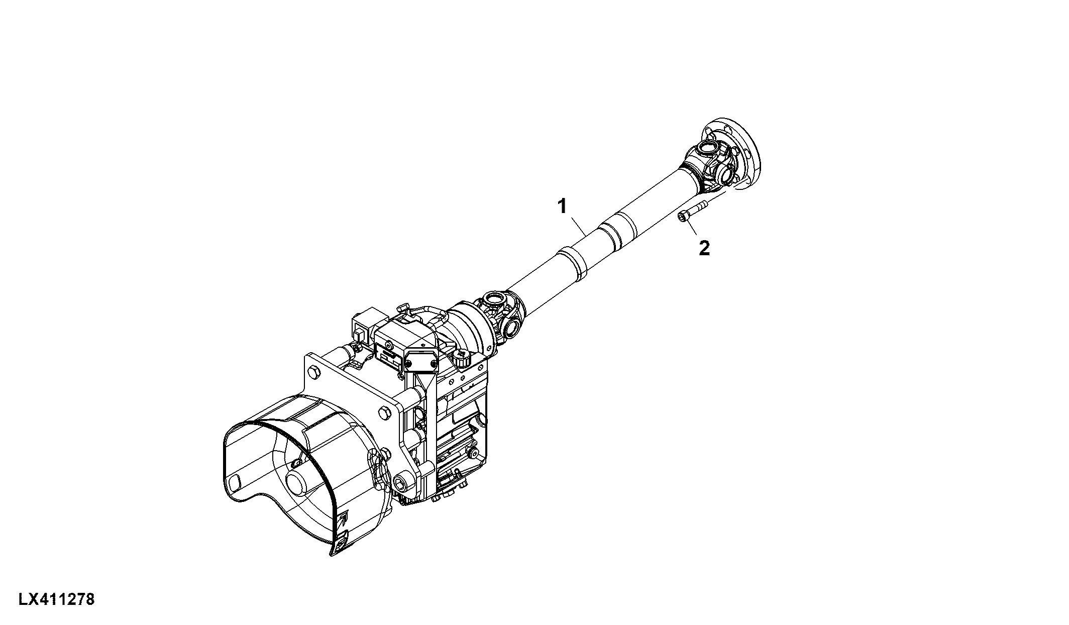 Front PTO Assembly (x10216 - )