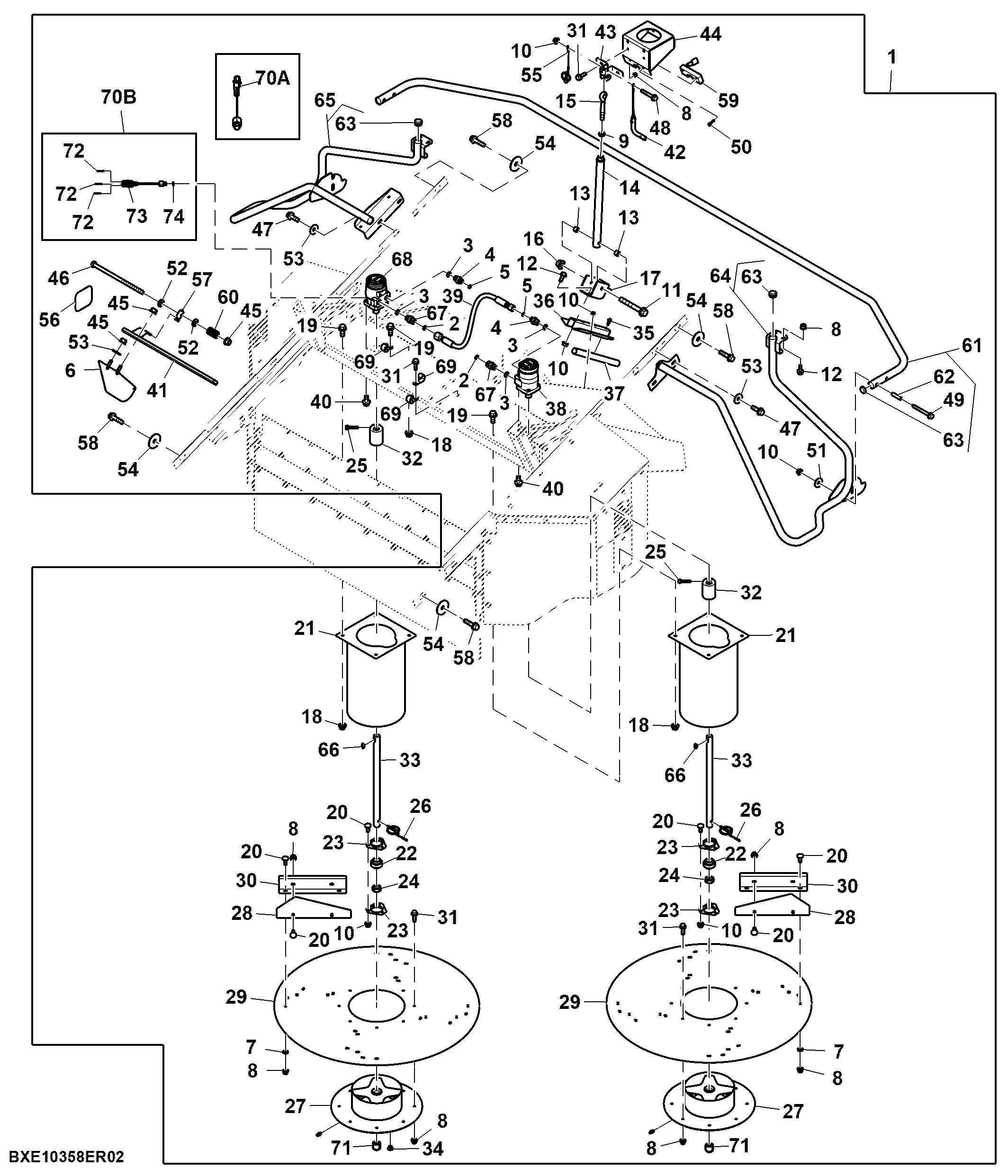 Flex Residue Straw Spreader, Attachment (2 of 2)