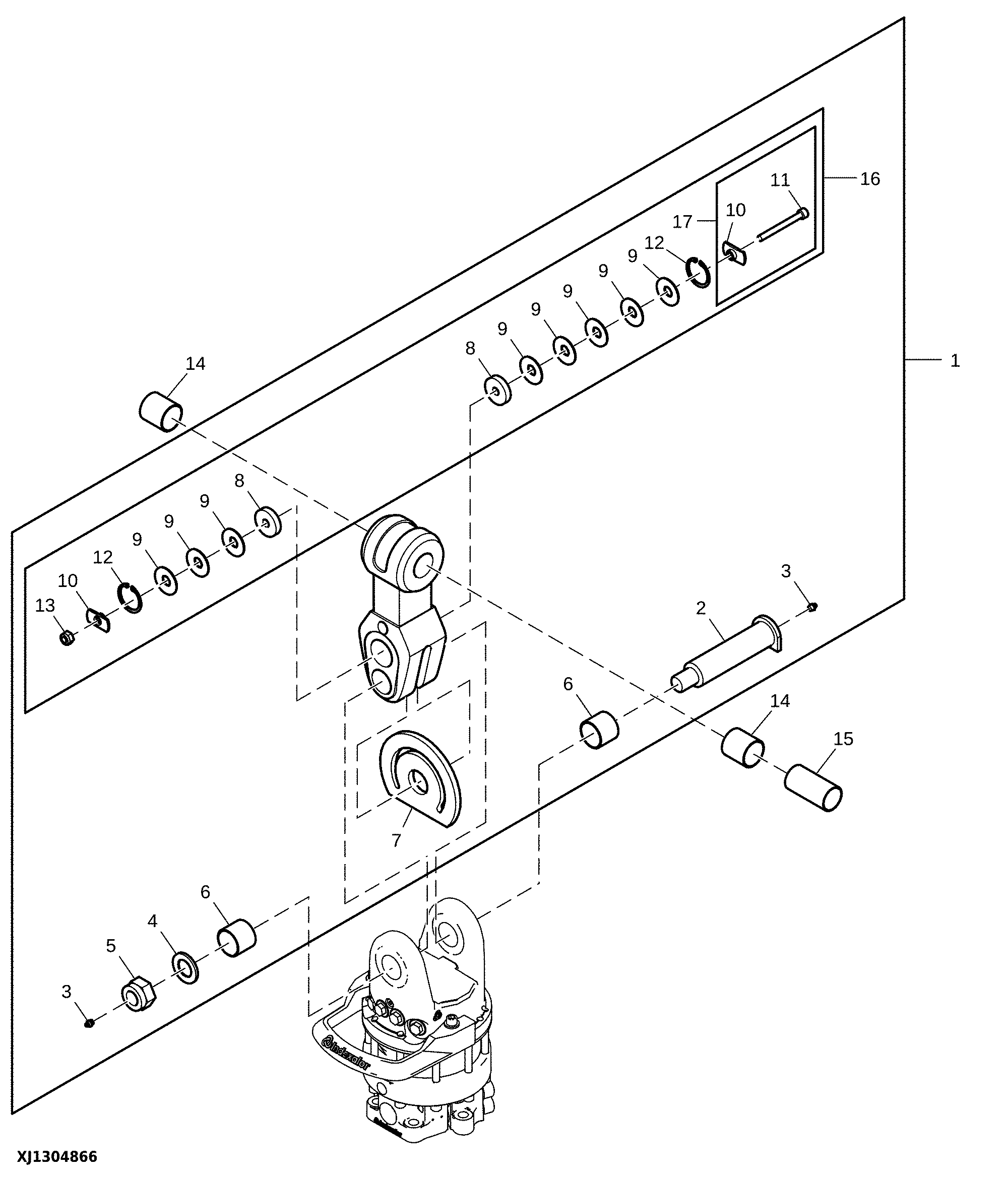 Components, Grapple Link W/ Brake (Indexator)