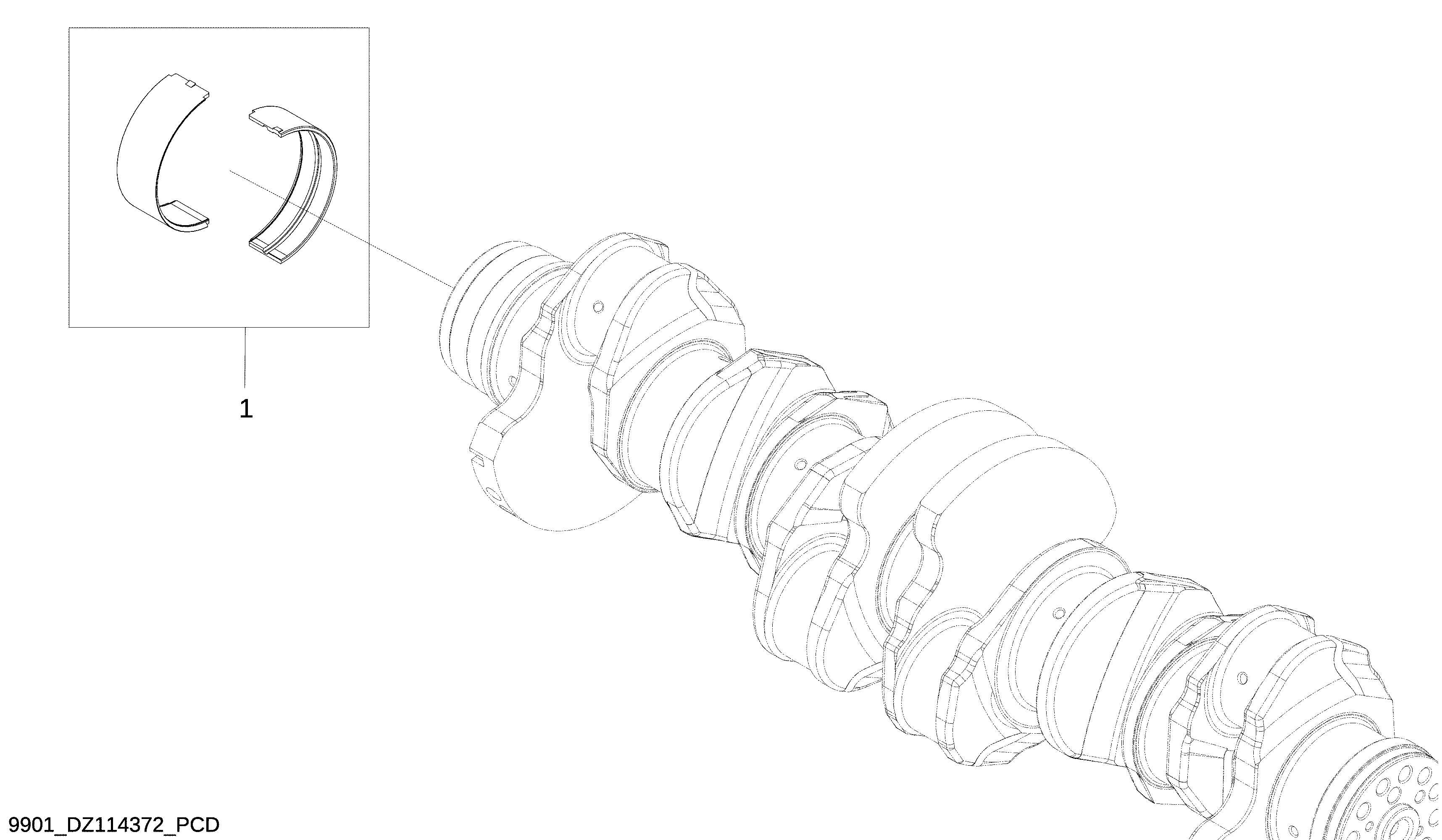 9901 Crankshaft Thrust Bearing Kit