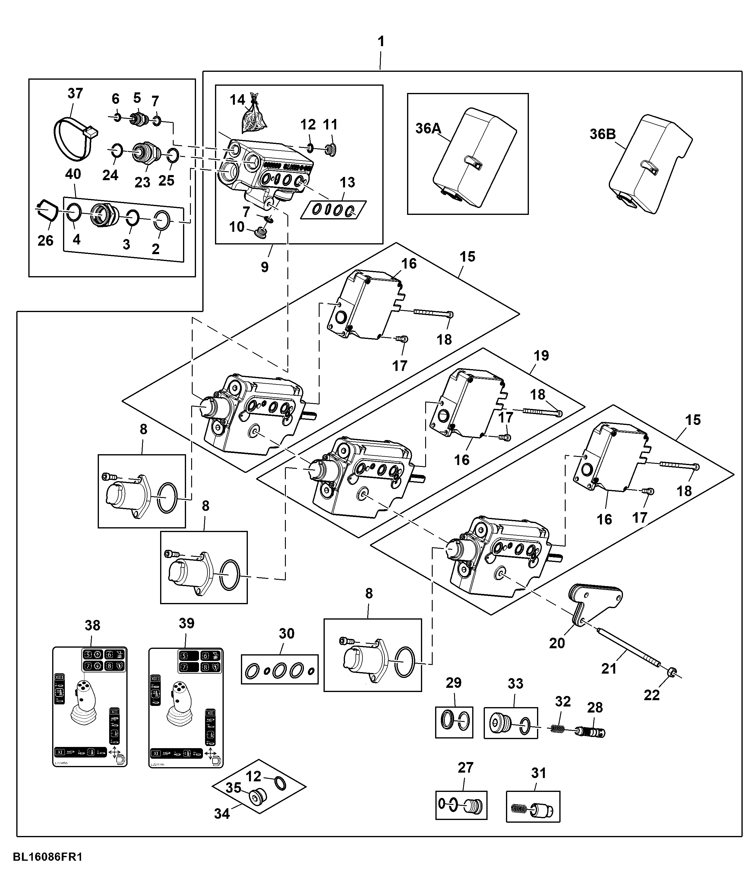 Valve Kit, Electrical Midstack SCV, W/ 3 Functions, Attachment