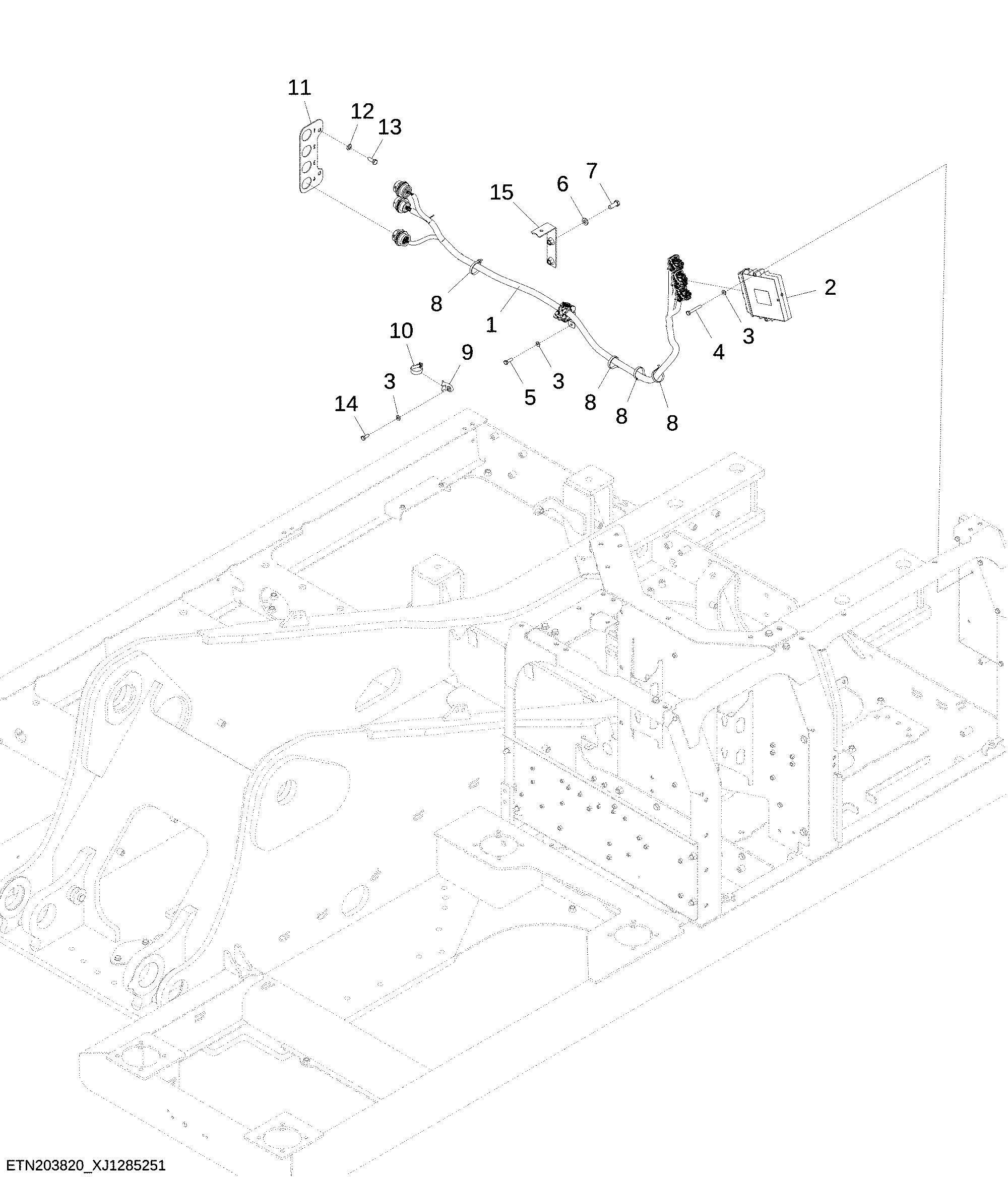 Engine Control Unit (Engine 4045HXU05-DZ116125)