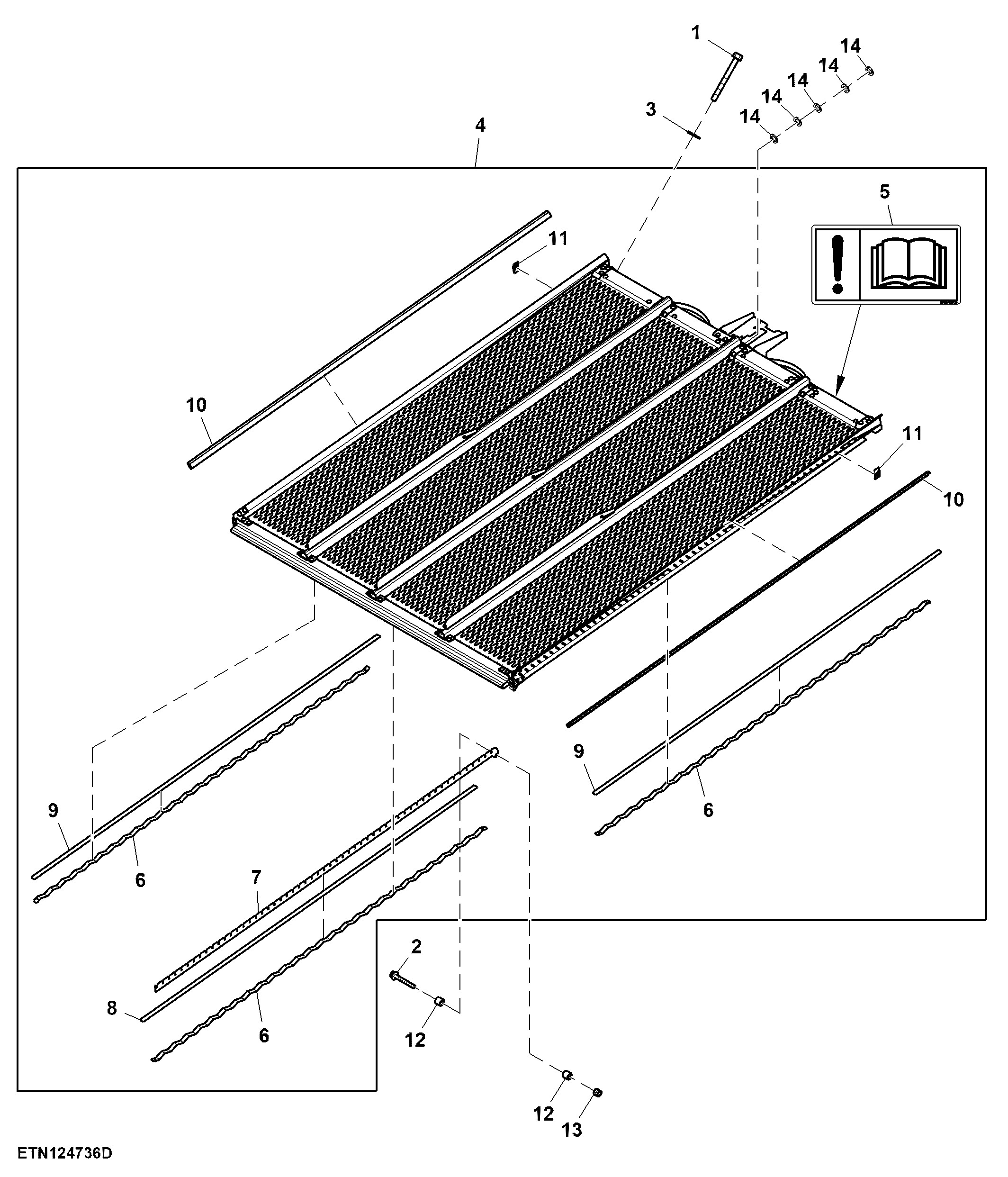 Corn Sieves, Deep Tooth, Electrically Adjustable