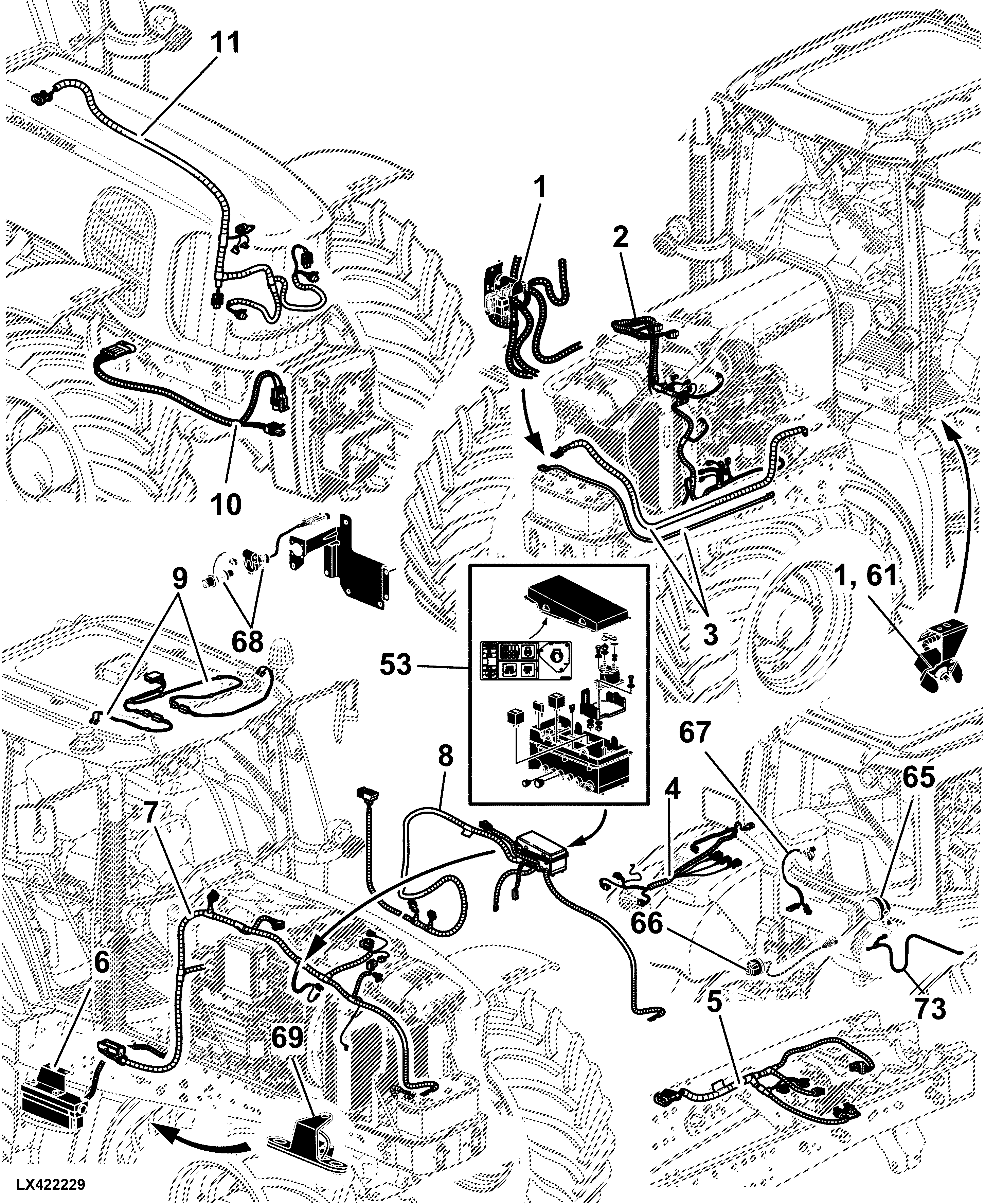 42 Electrical Components / Wiring Harnesses and Precision Farming Equipment