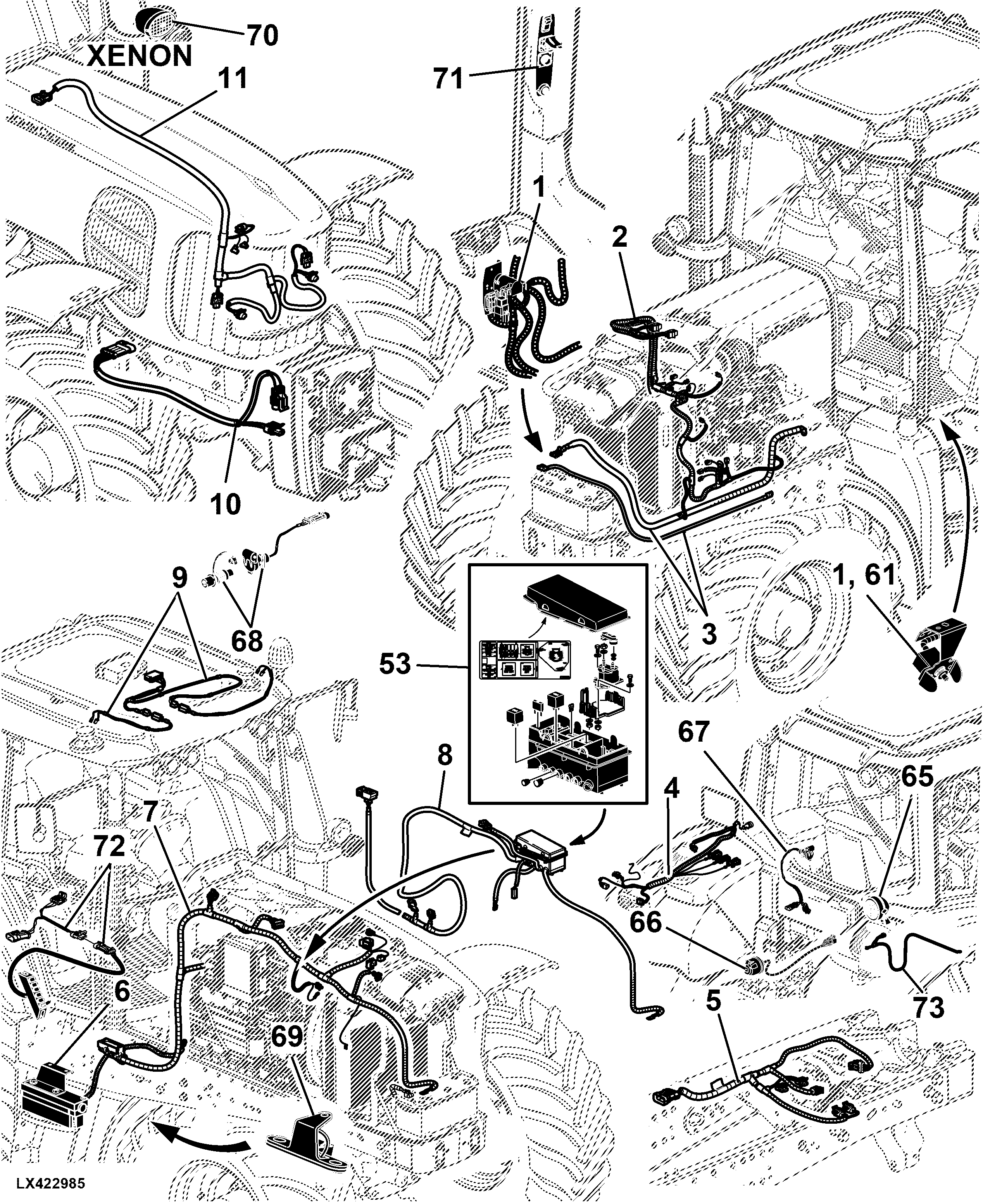 42 Electrical Components / Wiring Harnesses and Precision Farming Equipment