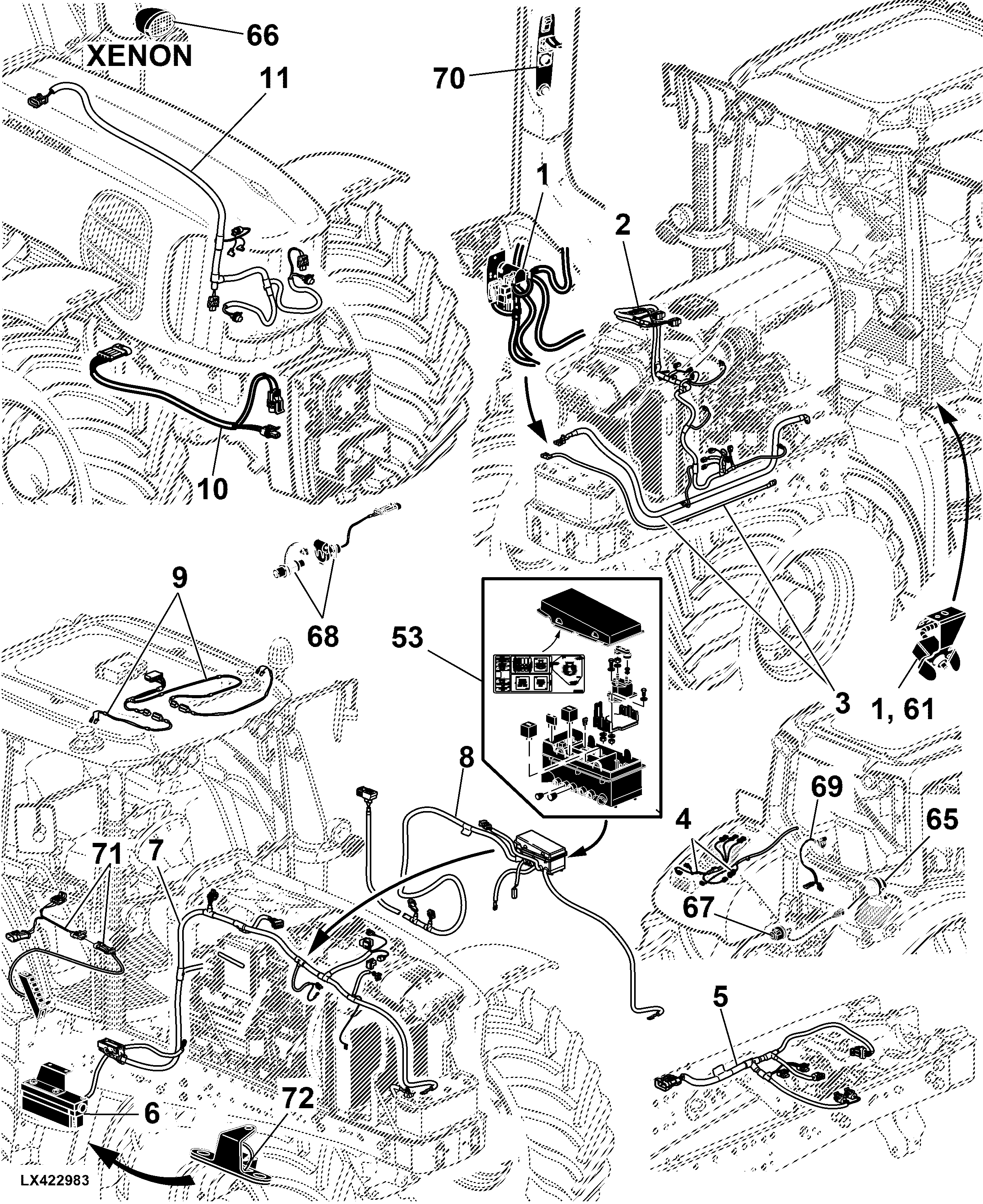 42 Electrical Components / Wiring Harnesses and Precision Farming Equipment