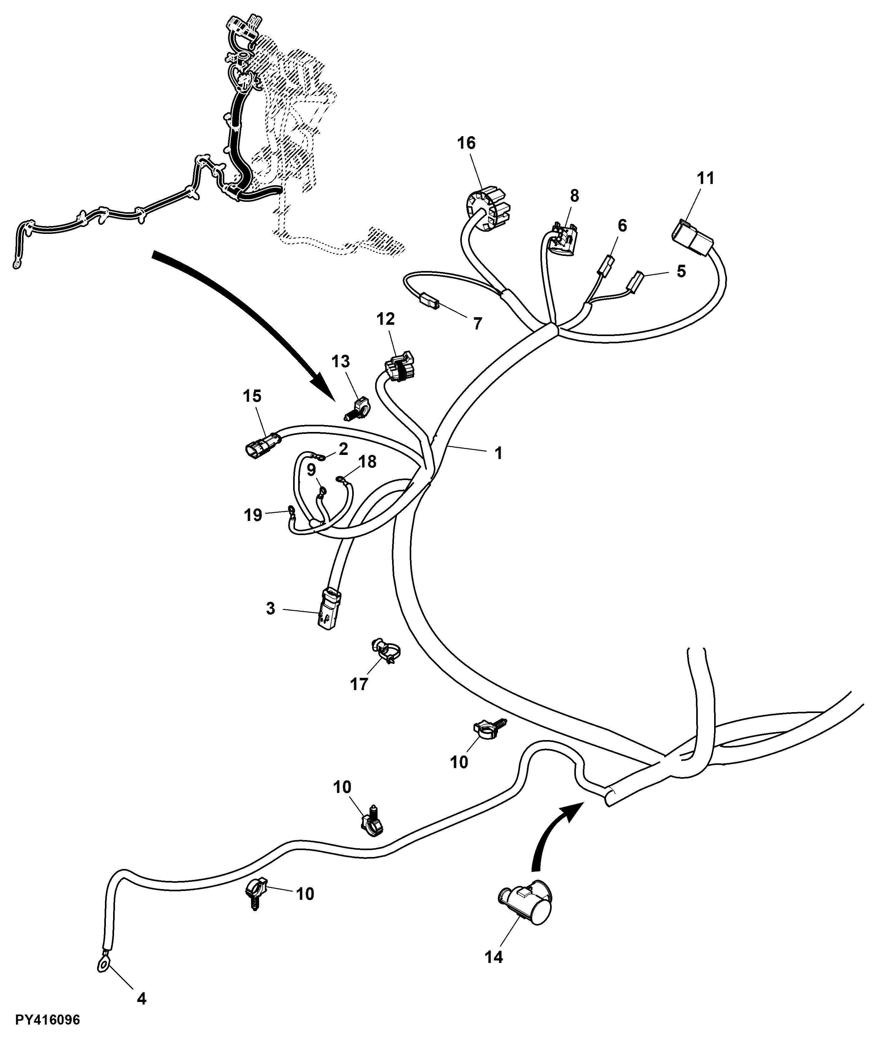 Console Wiring Harness, PowrReverser™ (3/4)