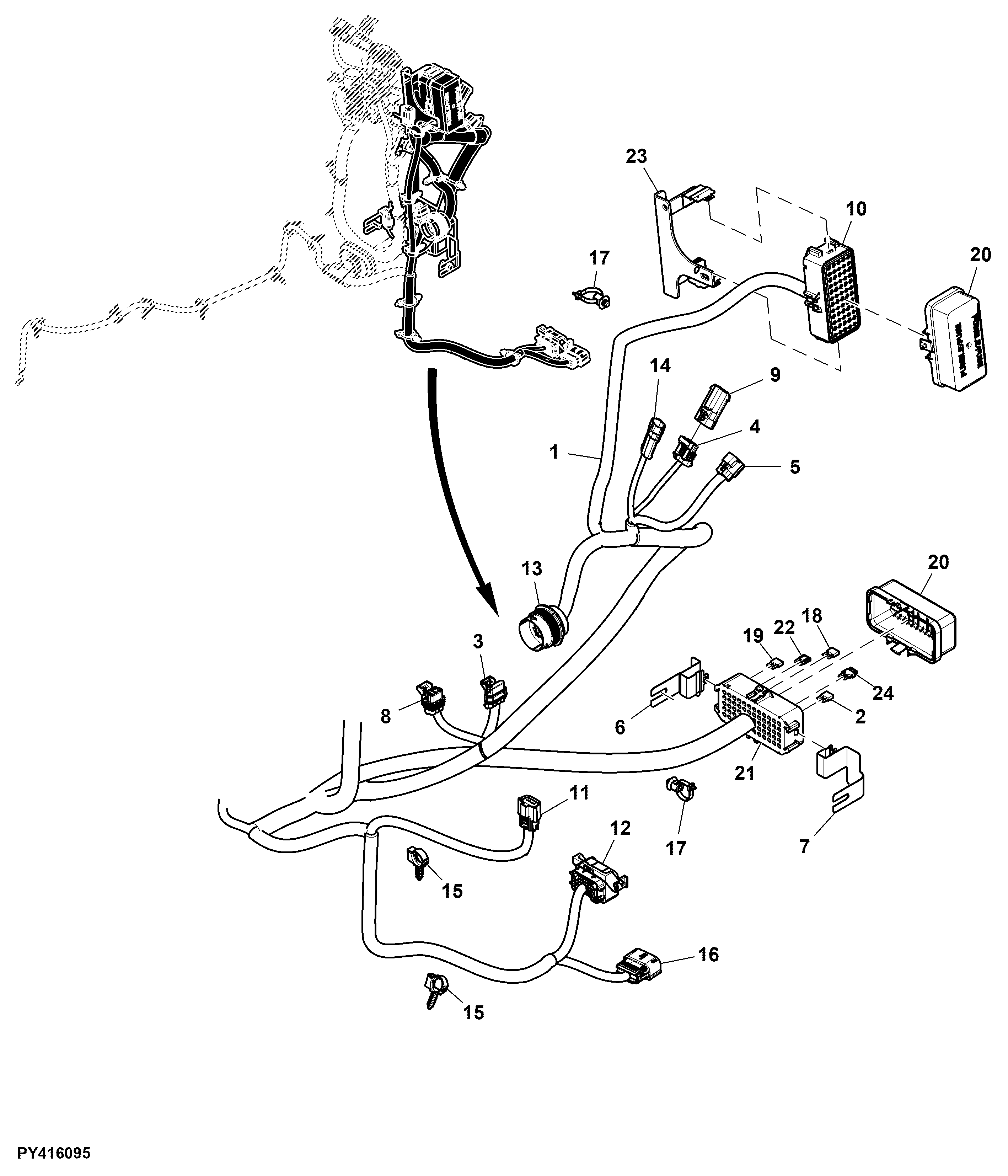 Console Wiring Harness, PowrReverser™ (2/4)
