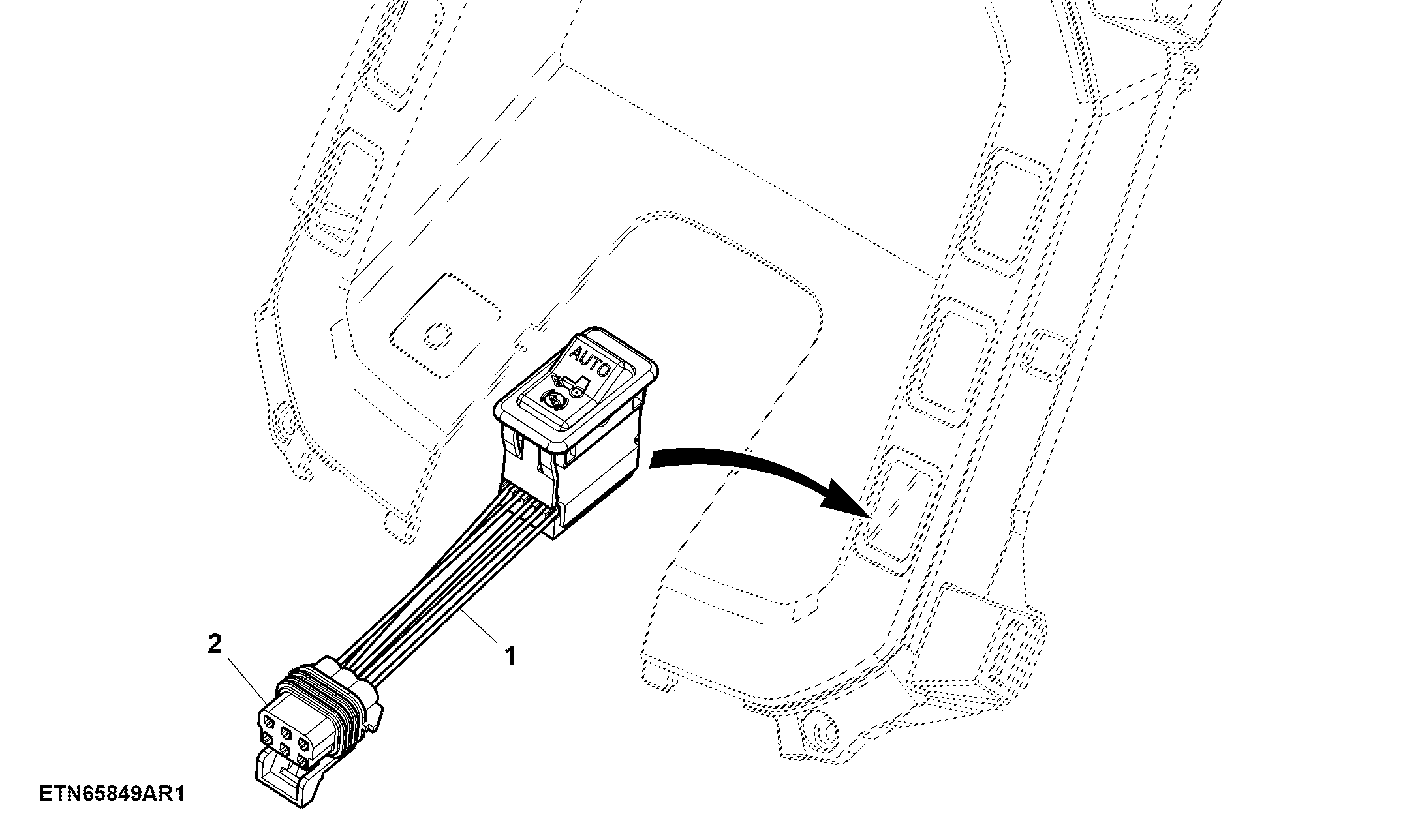 MFWD Switch, 2 Position, OOS, PowrReverser™ Plus