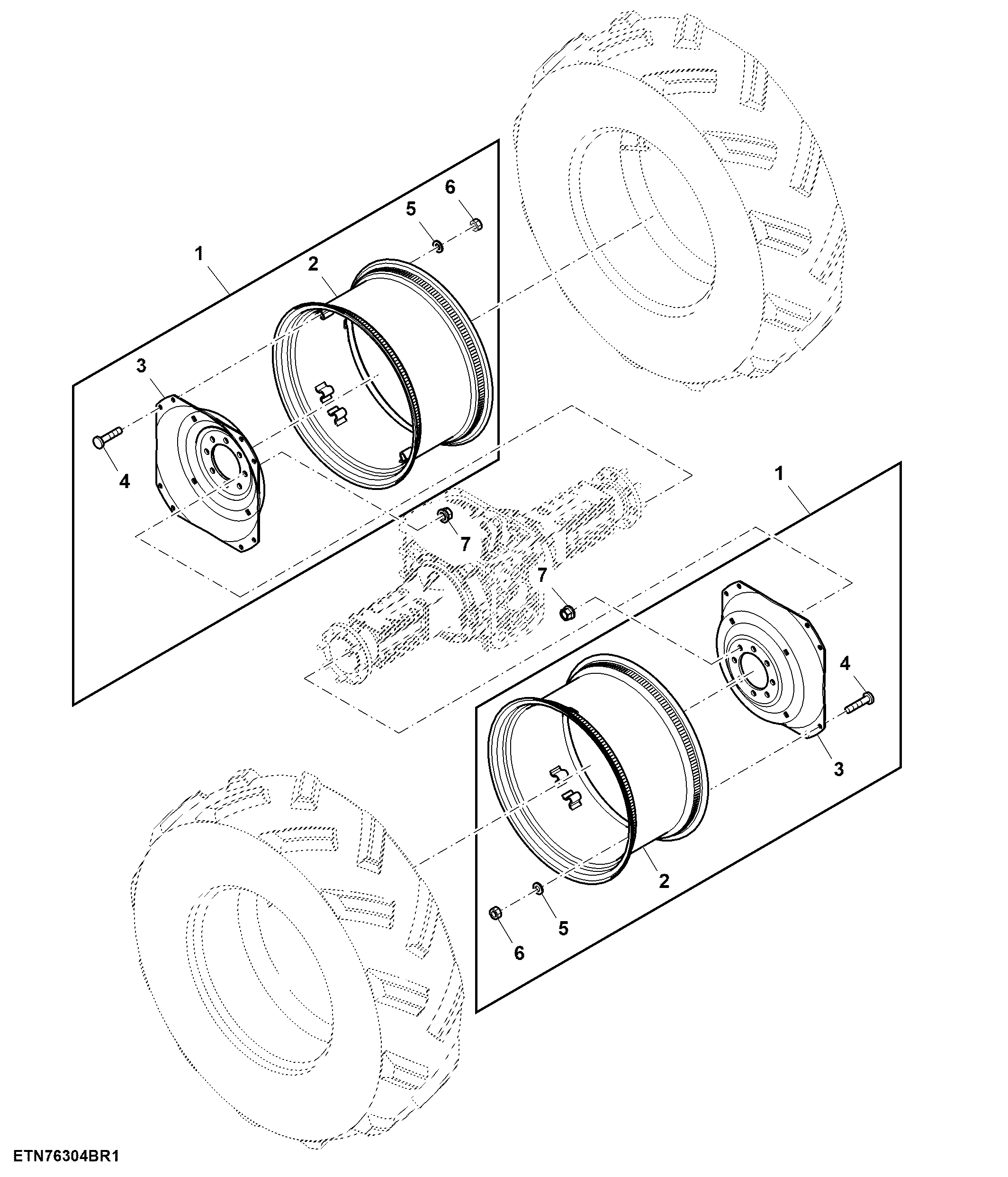 Rear Wheels, W15 X D28