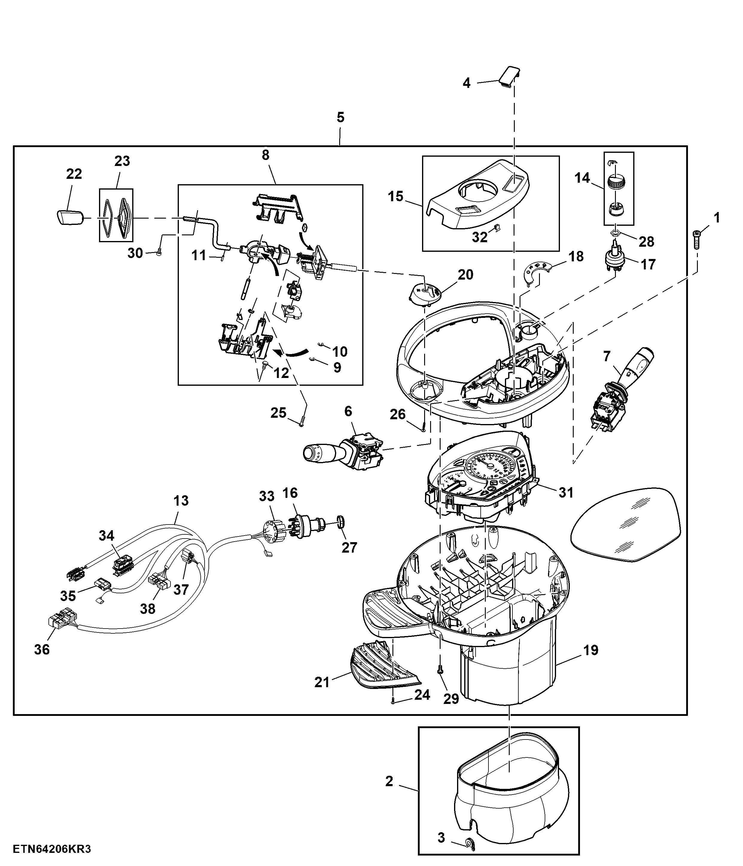 Module, Instrument Panel, DirectDrive Transmission