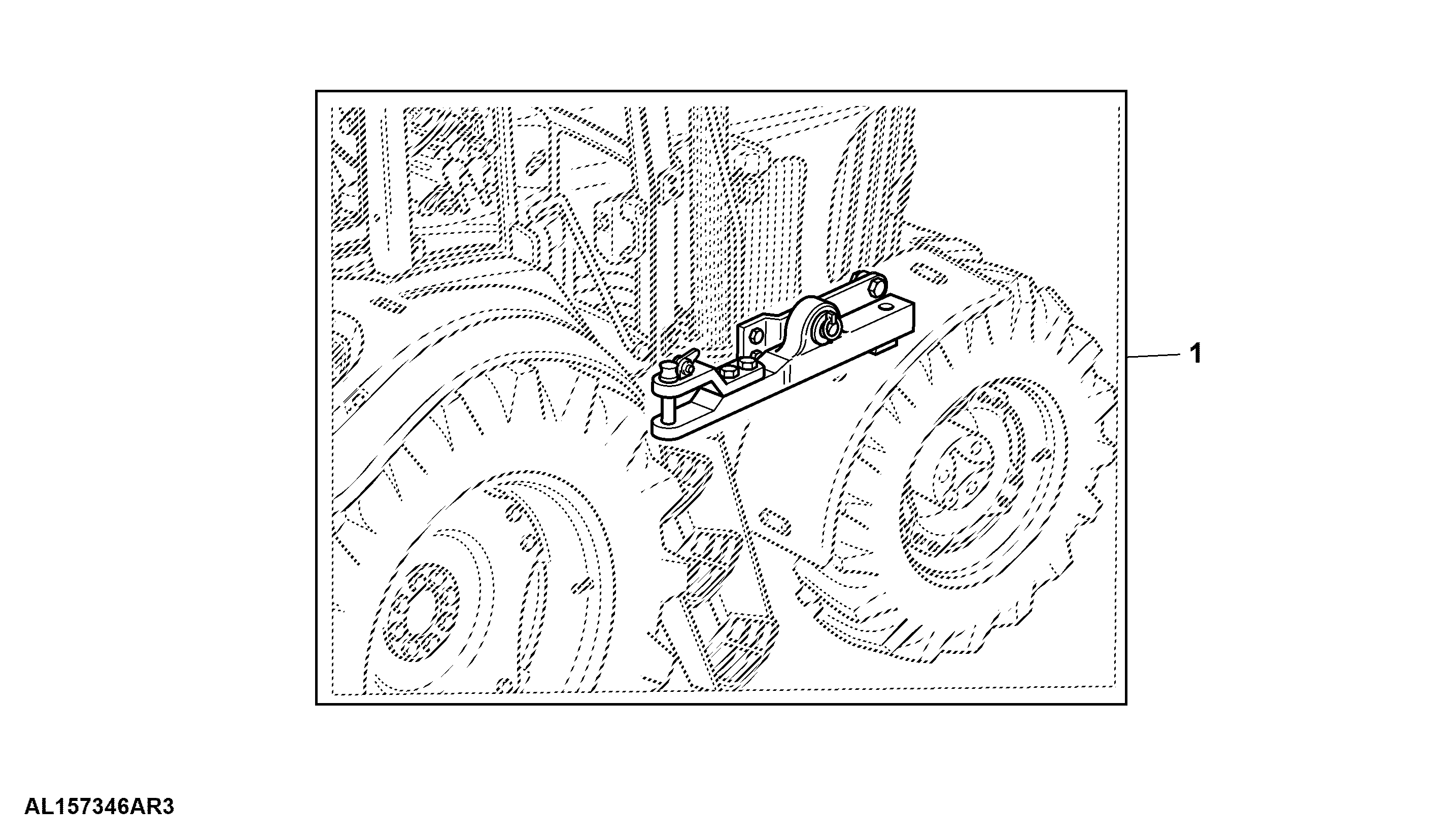 Drawbar, W/ Storage, Pick-Up Hitch, Attachment