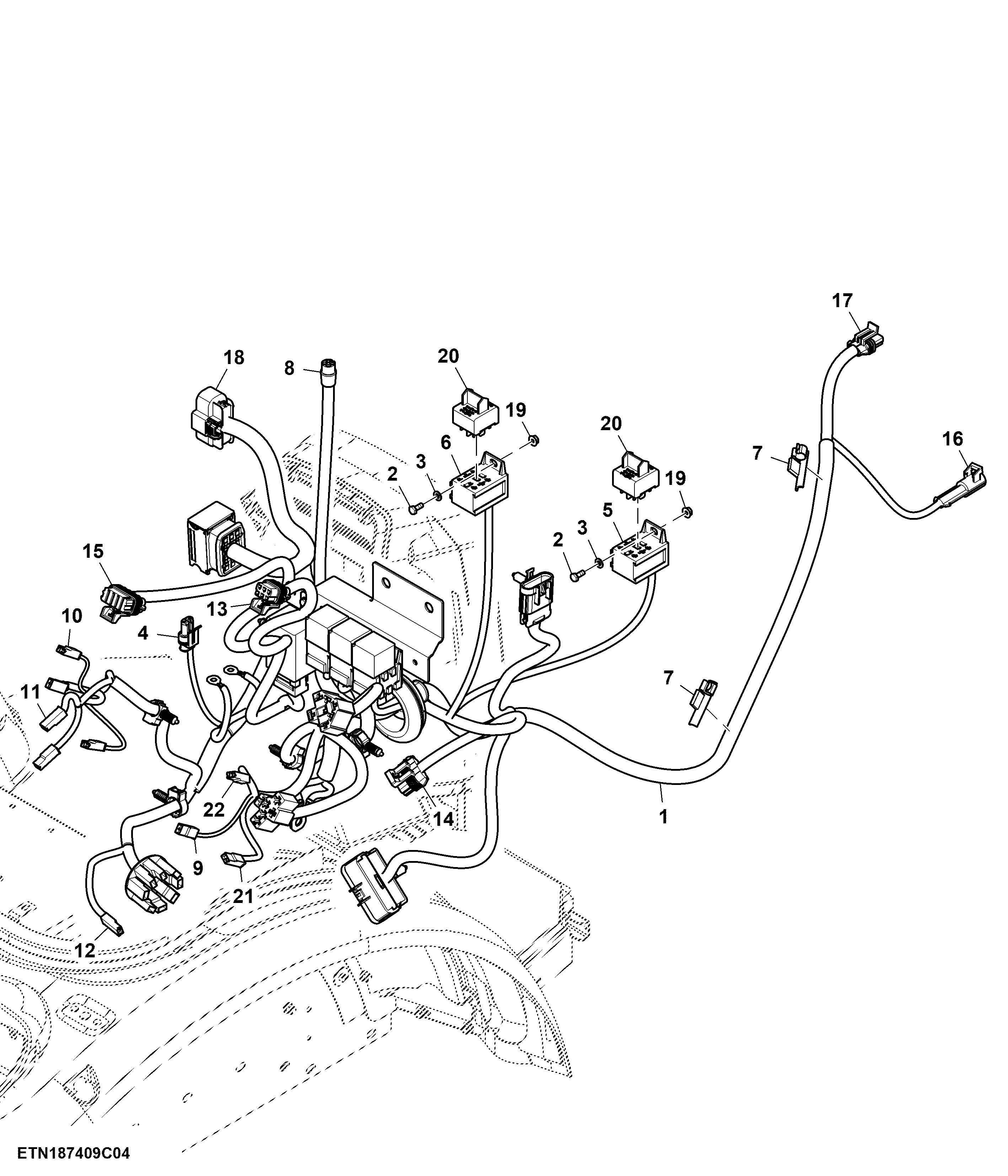 Console Wiring Harness Connectors (1/2), SyncShuttle™