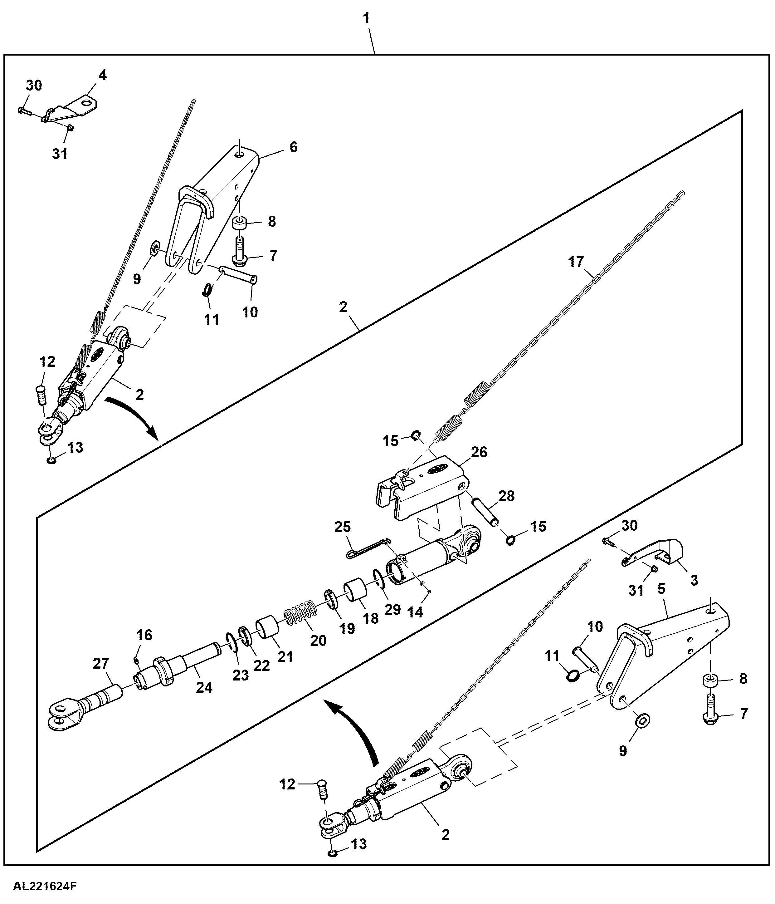 Stabilizer Bar, Automatic, LH / RH, Heavy Duty