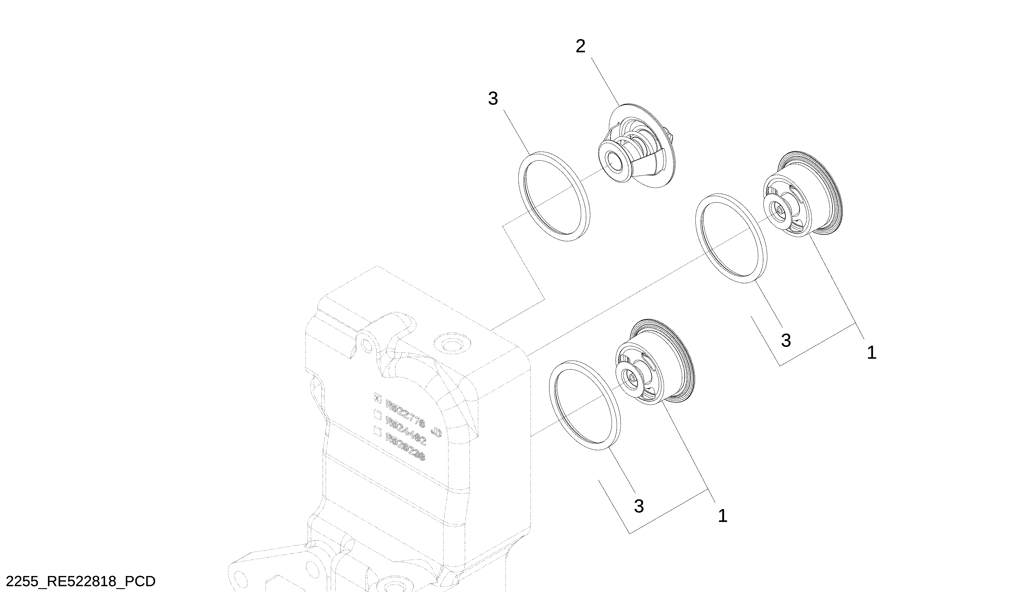2255 Engine Thermostat