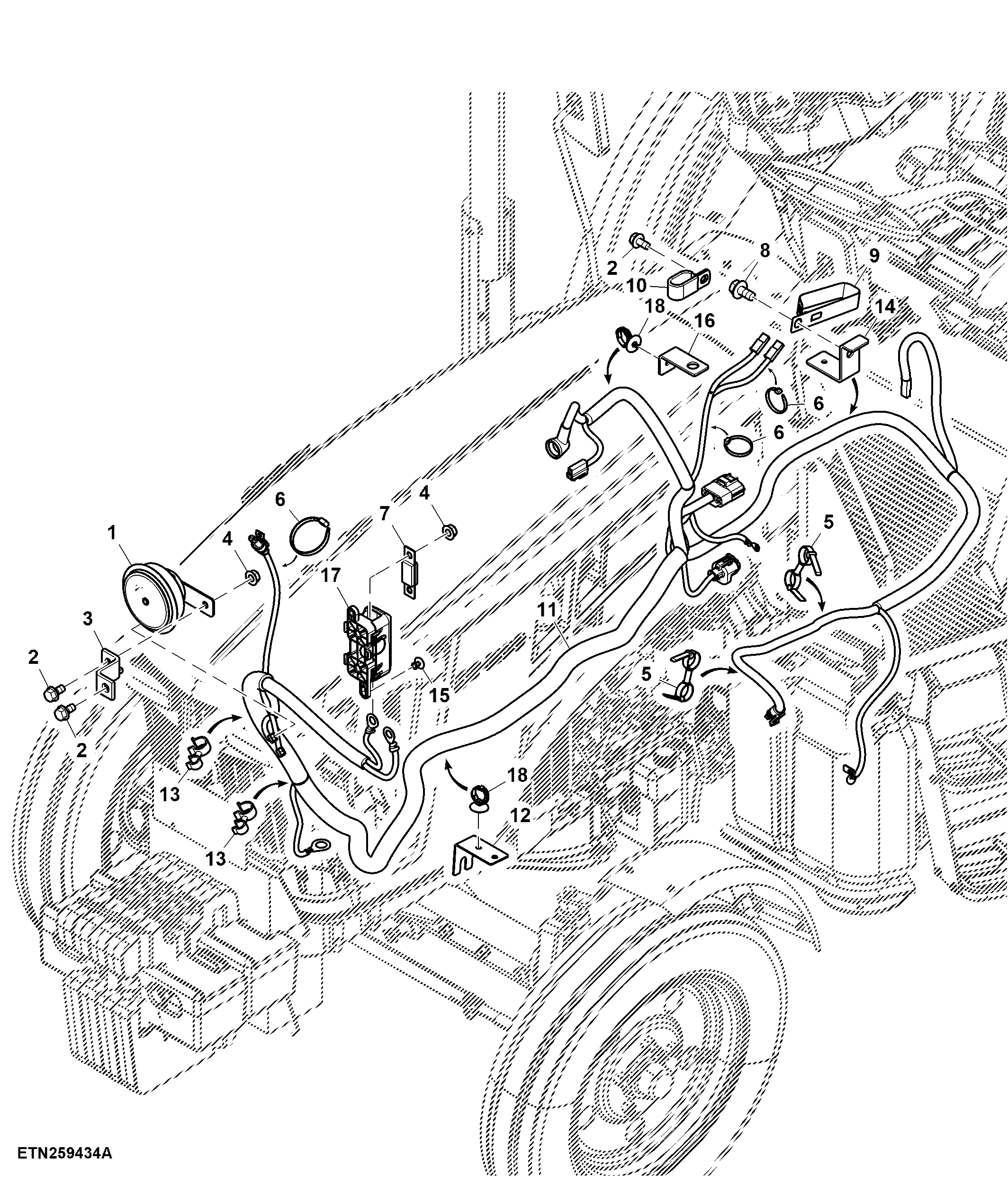 Front Wiring Harness, W/ Heater, PowrReverser™