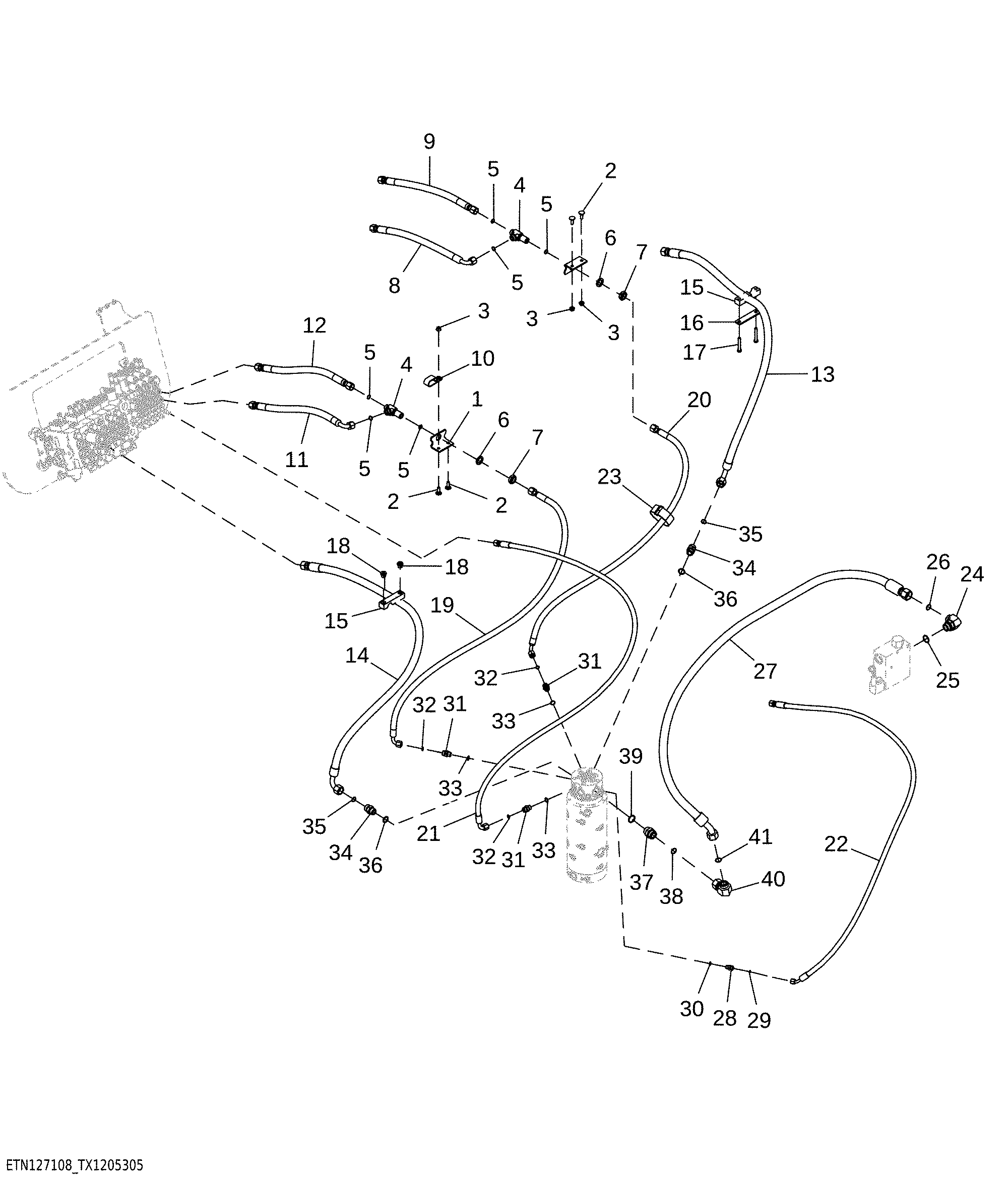 Plumbing, Circle Saw with Mobile Hydraulics, Upper Frame