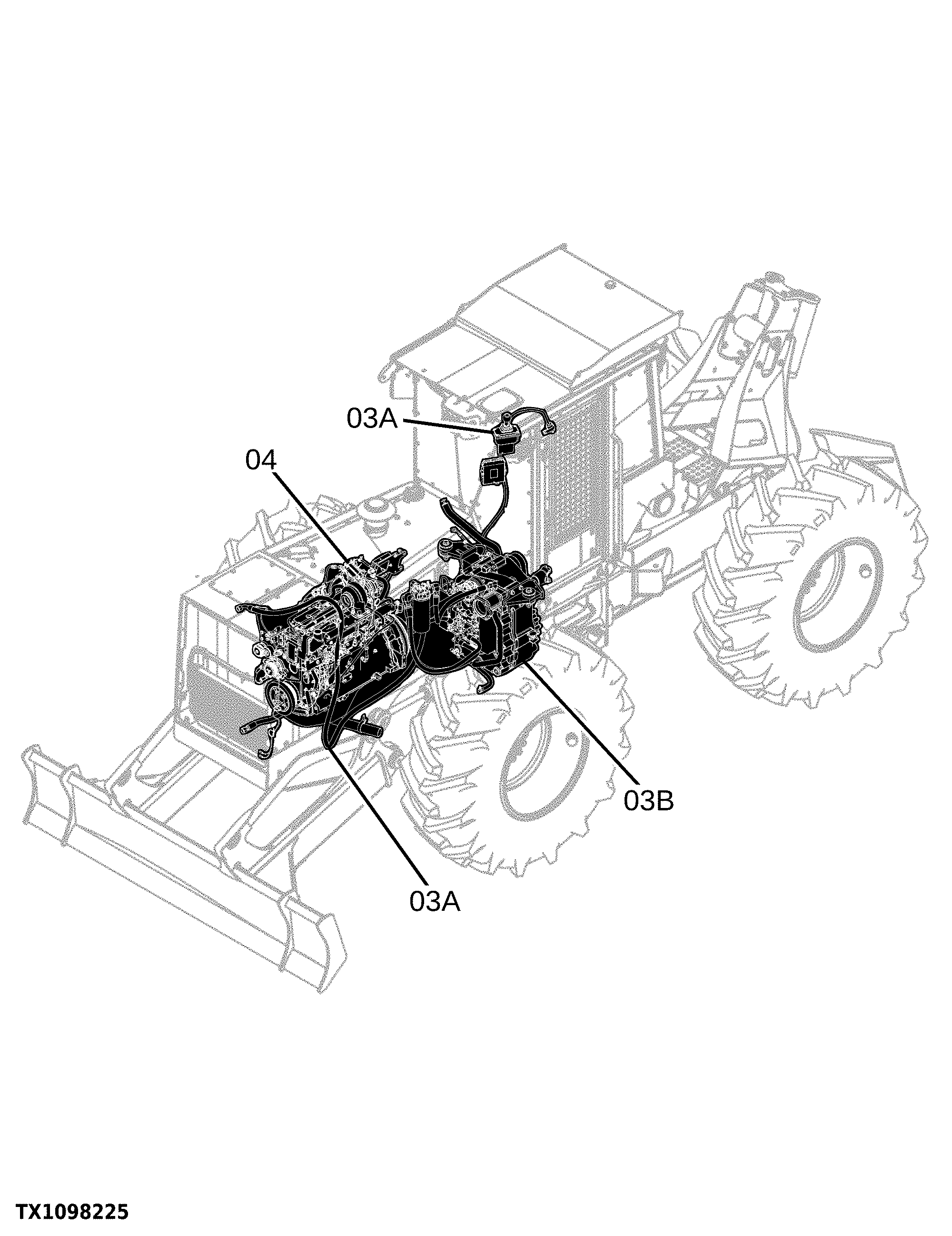 540H Cable Skidder (PIN: 1DW540HX_ _D630436 - D666892)