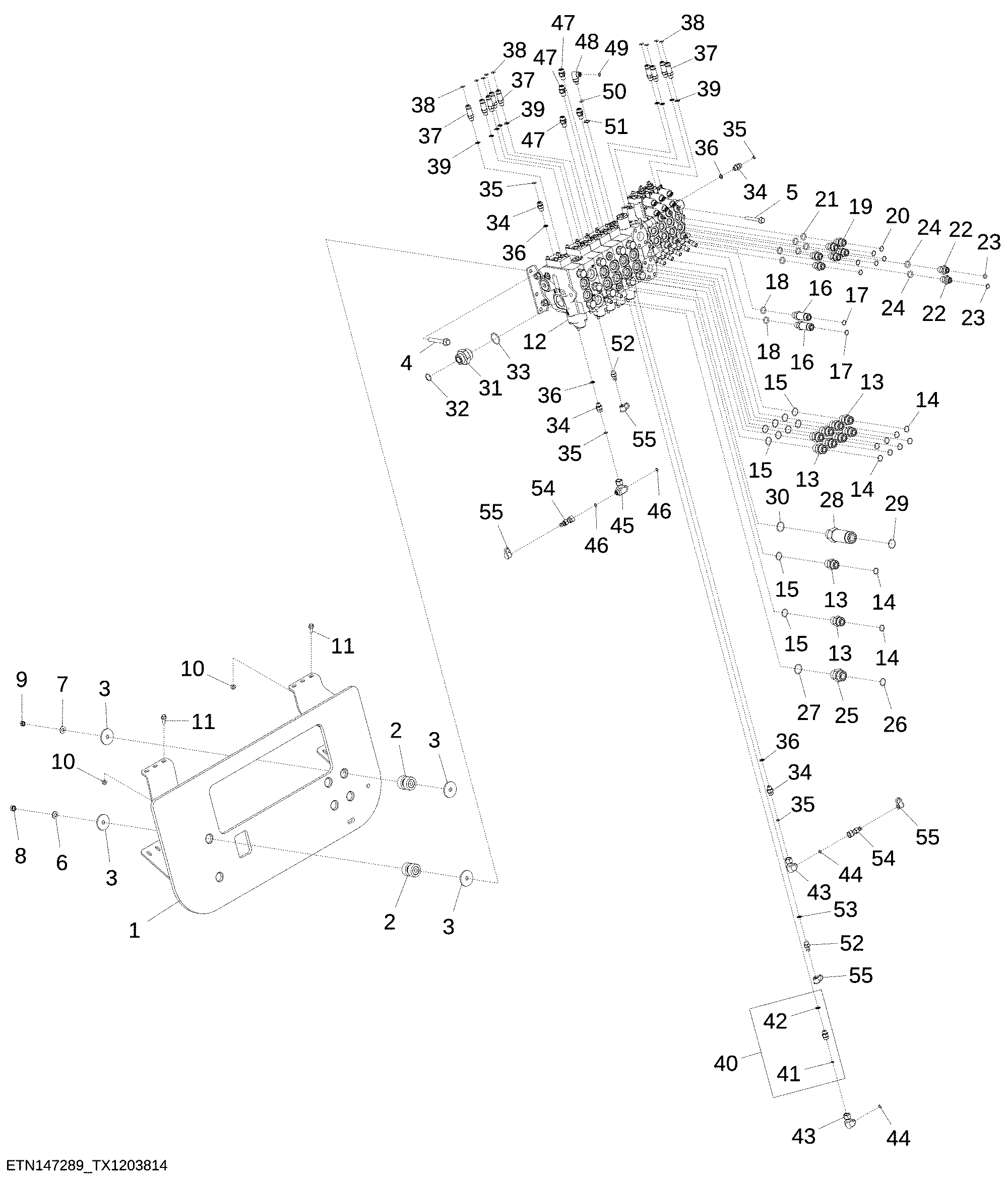Main Control Valve, Circle Saw with Mobile Hydraulics