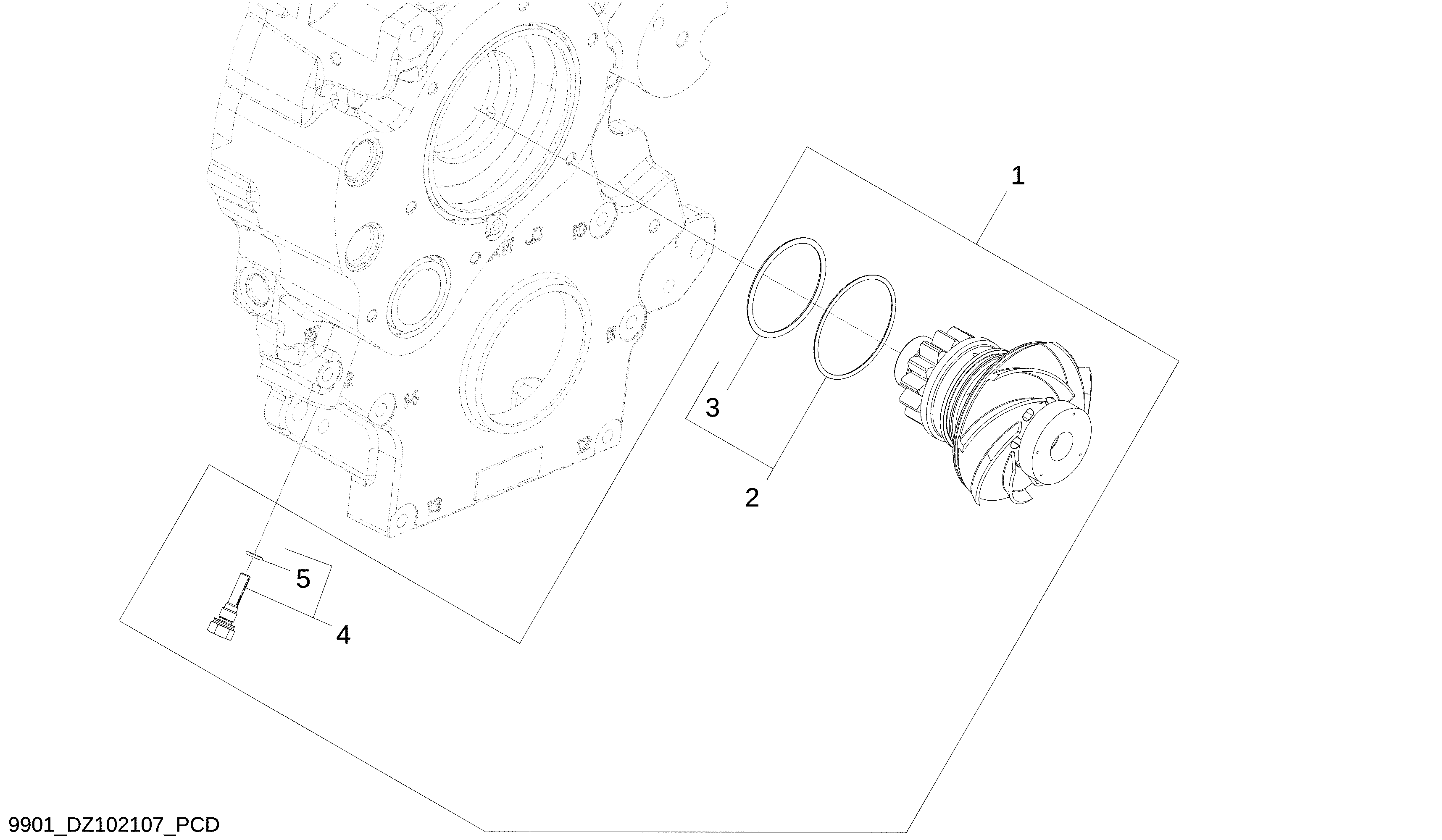 9901 Water Pump Repair Kit