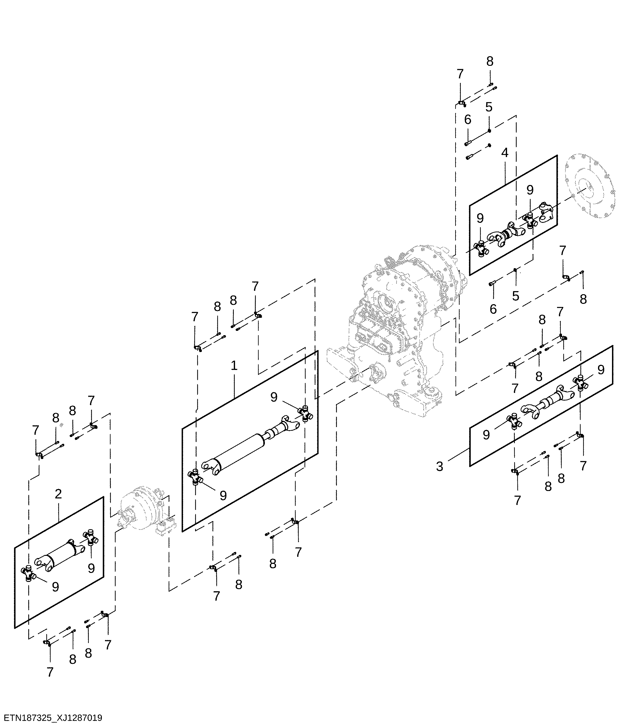 Universal Driveshaft without Lockup Torque Converter