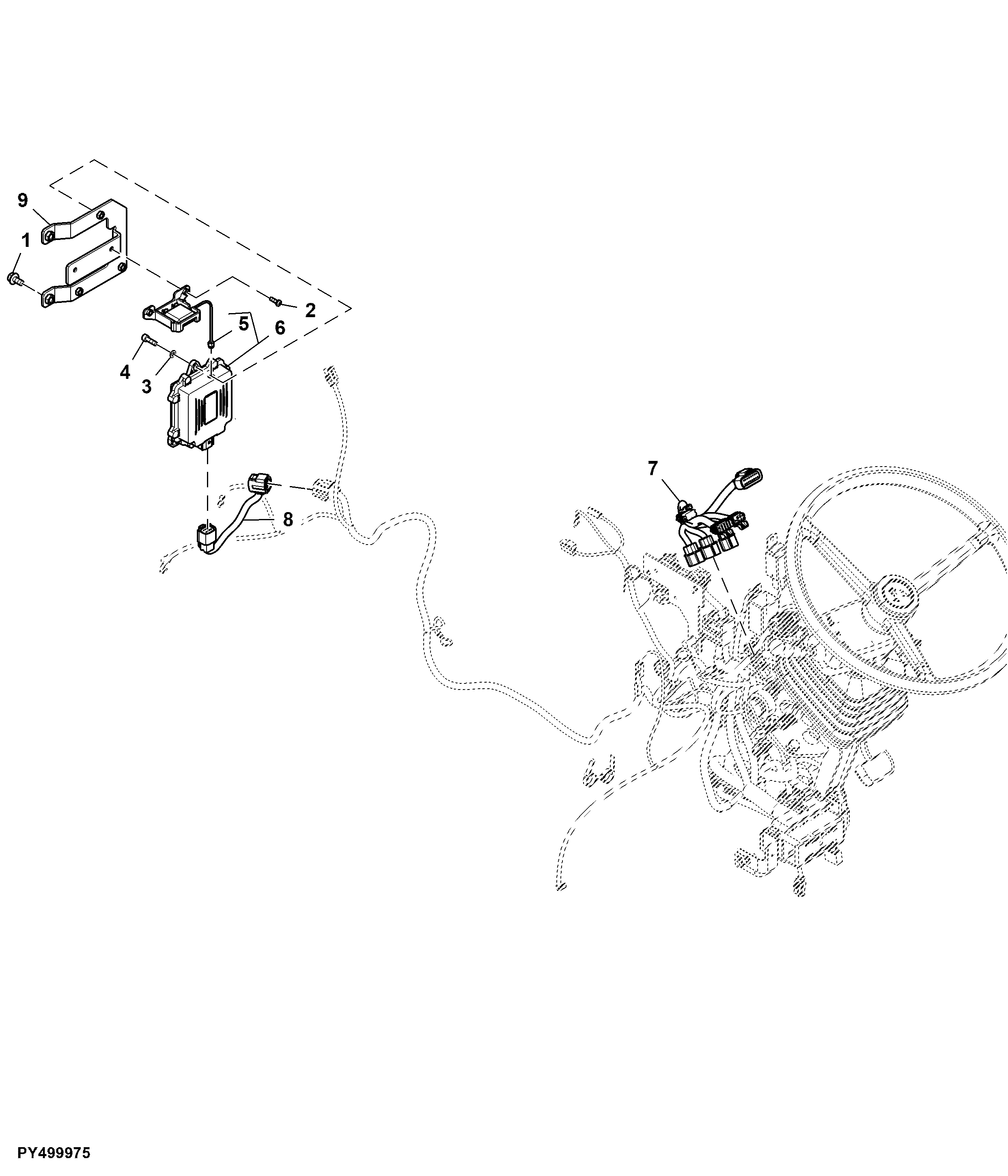 Telematics Wiring Harness, Premium, JDLink™