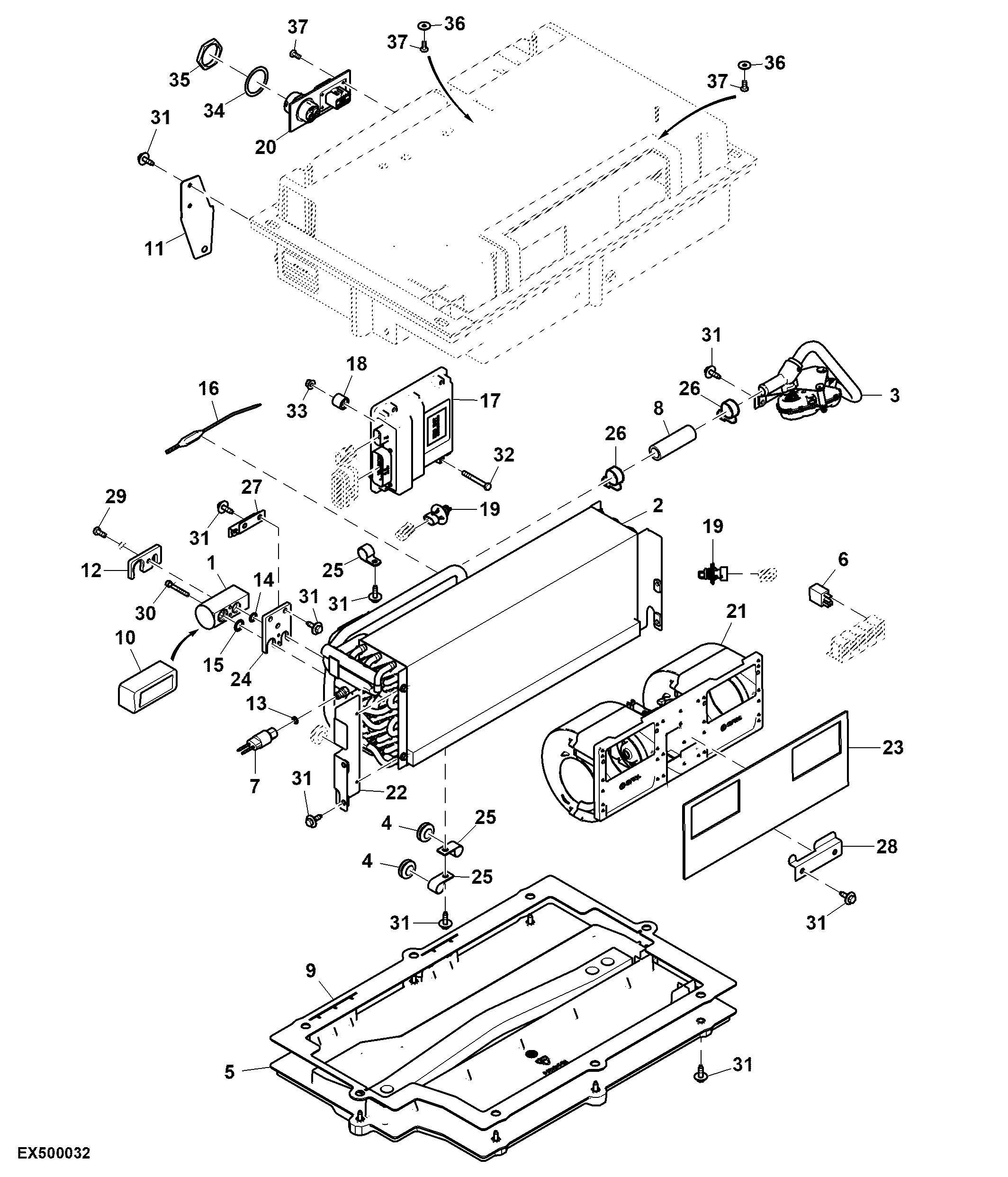 Cab Air Conditioning and Heating Components