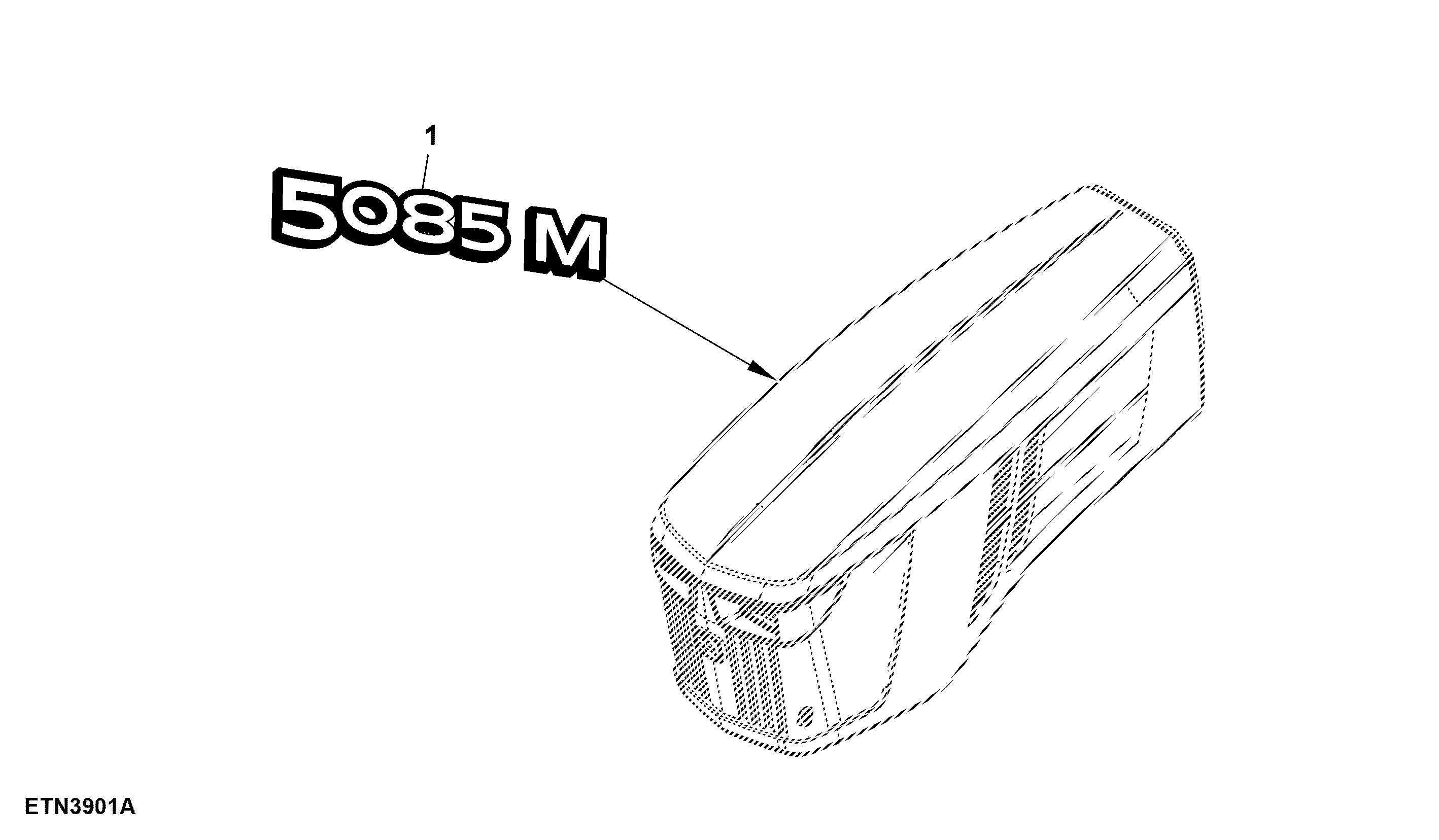 Model Number Decal, High Profile