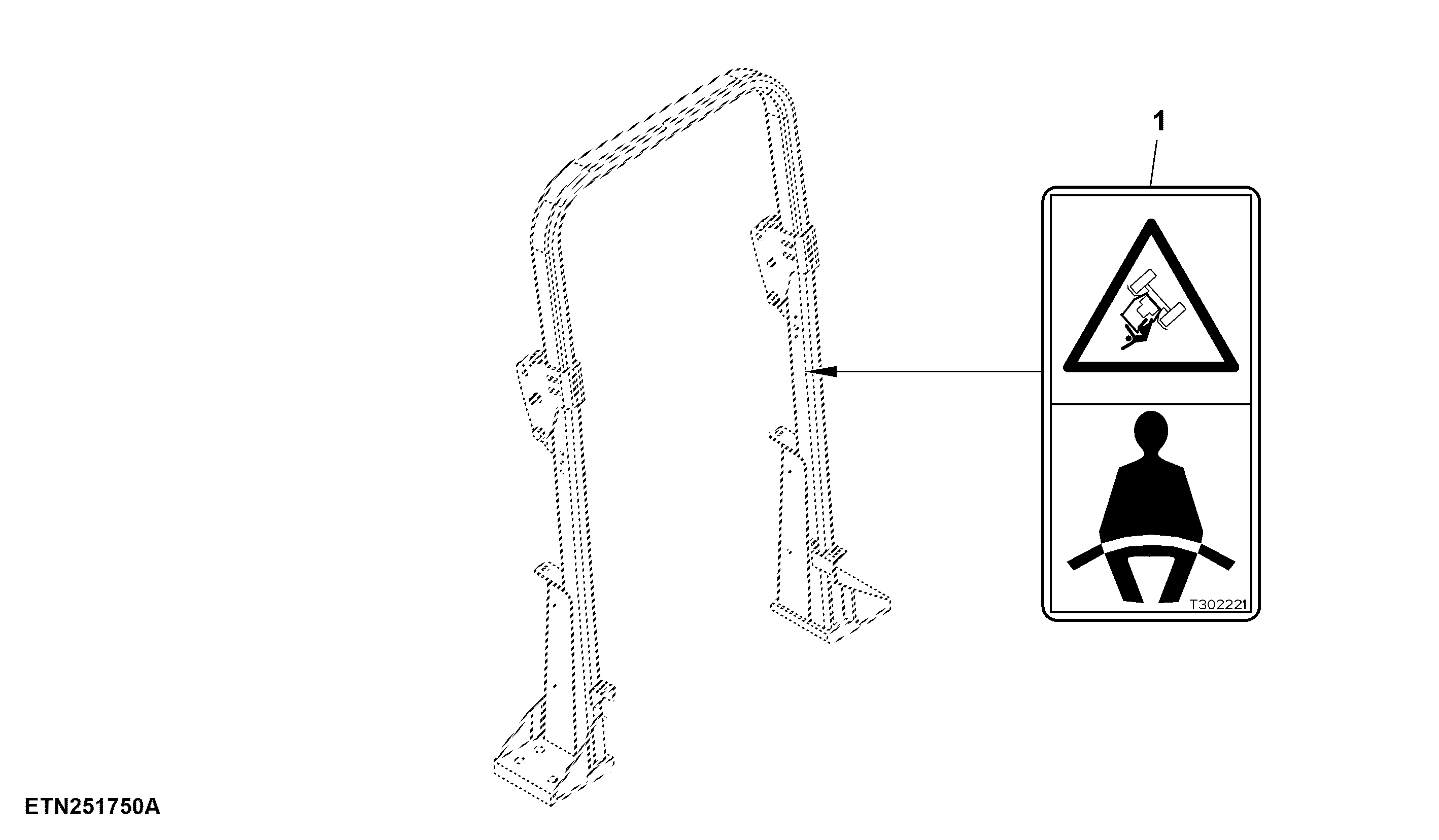 ROPS Certification Decal