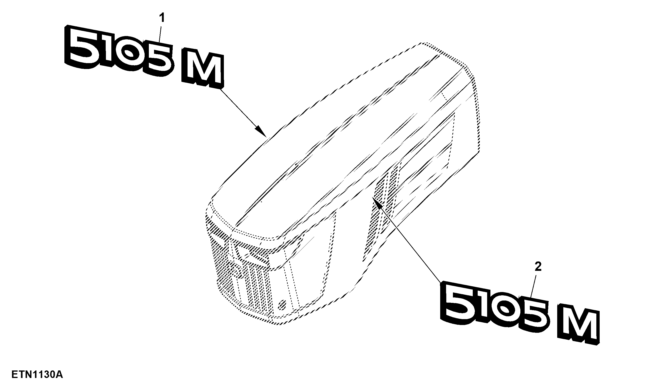 Model Number Decal, Low Profile